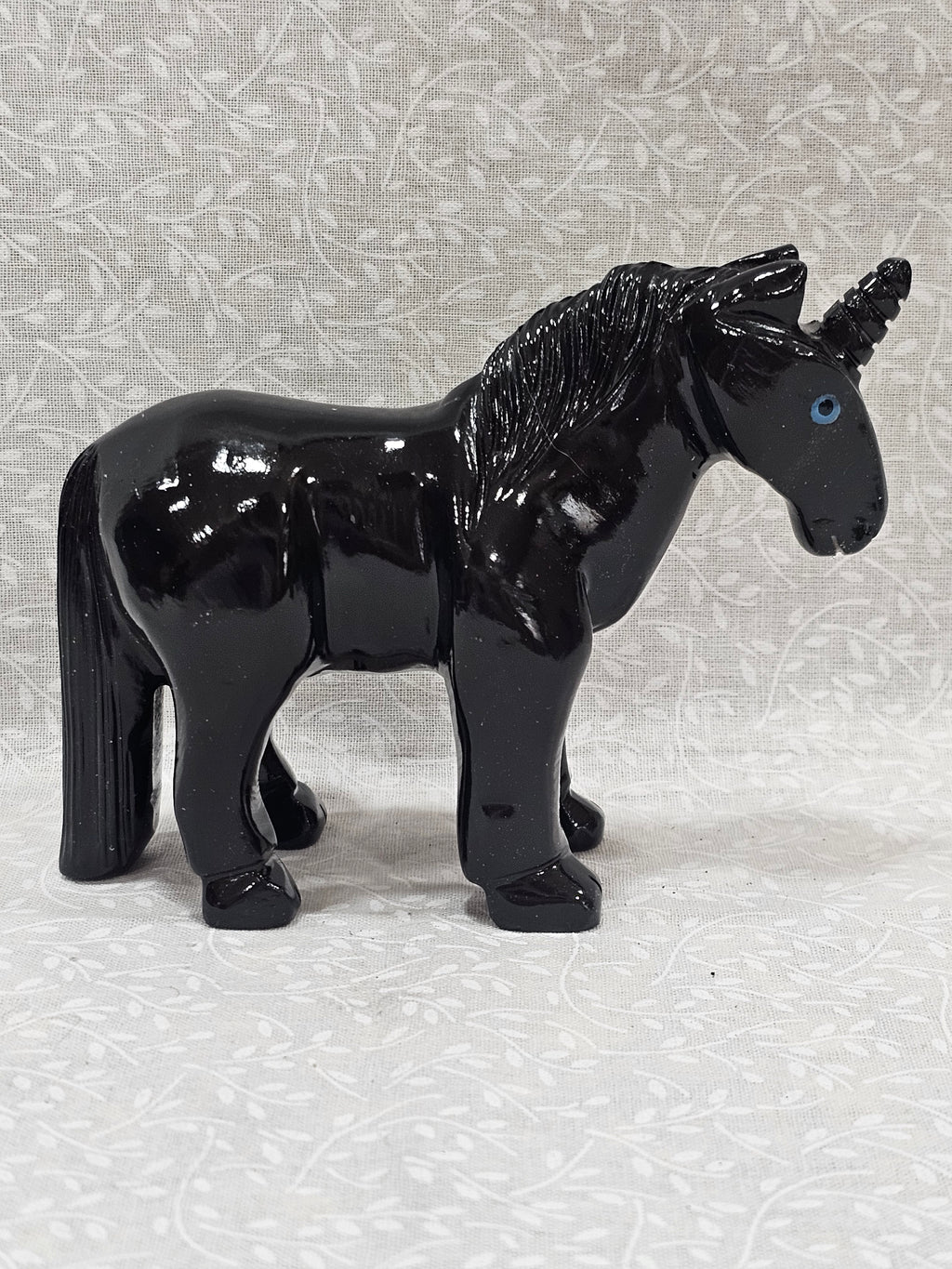 Black Obsidian Crystal Unicorn