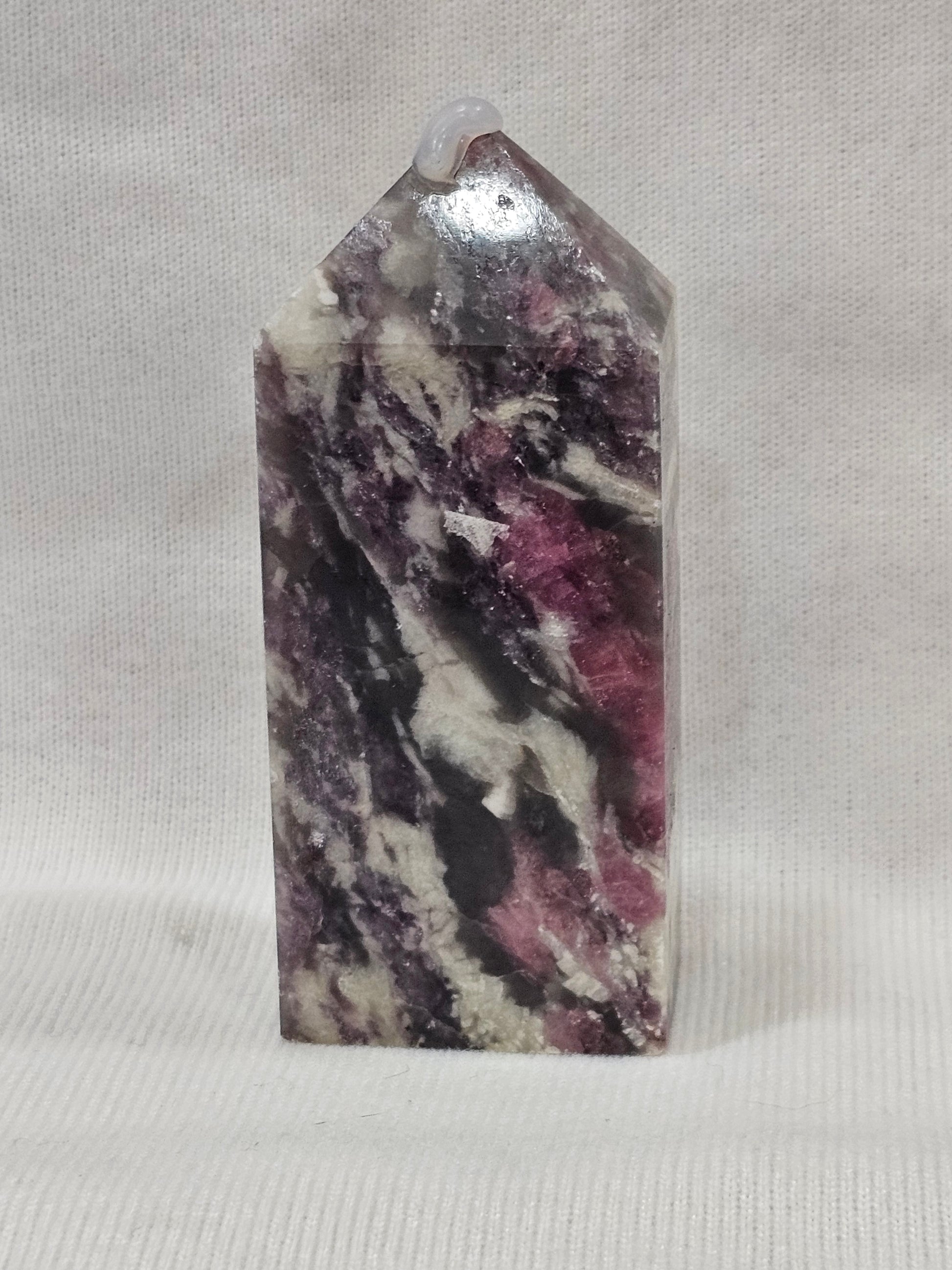 Pink Tourmaline Crystal Tower