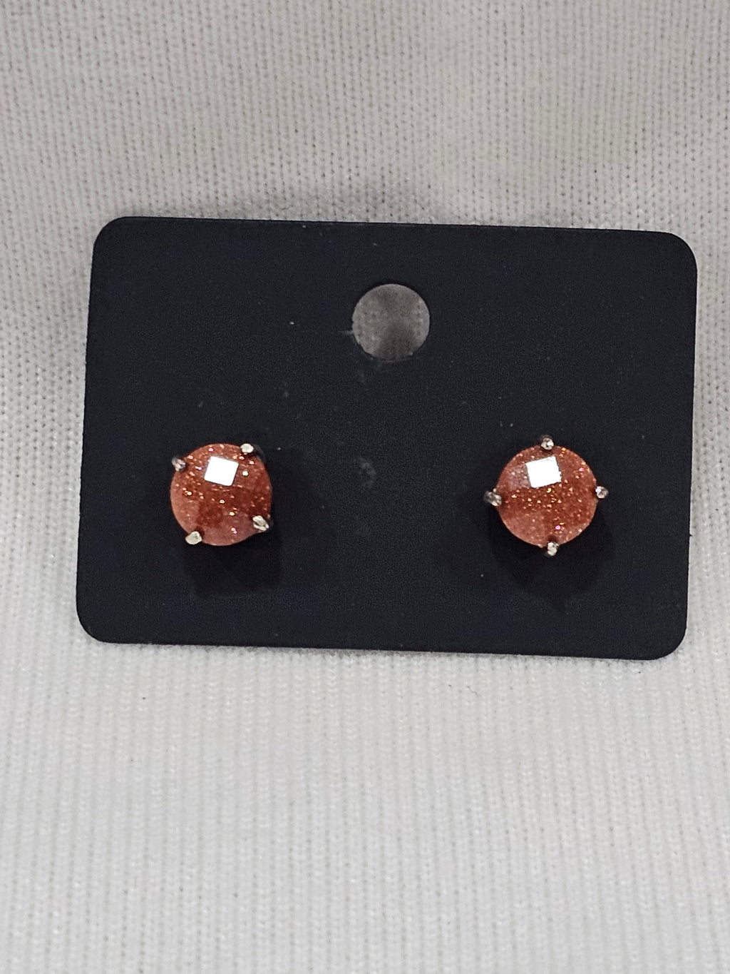 Sandstone Gemstone Sterling Silver Earrings