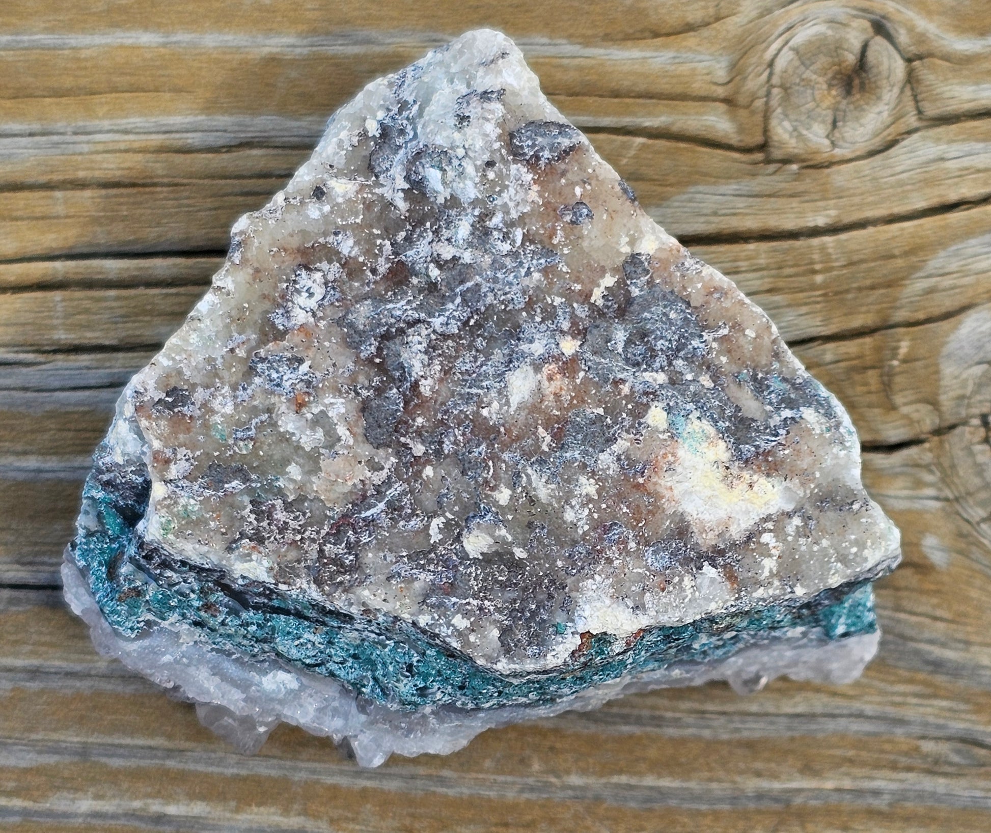 Amethyst with Quartz Raw Crystal Cluster