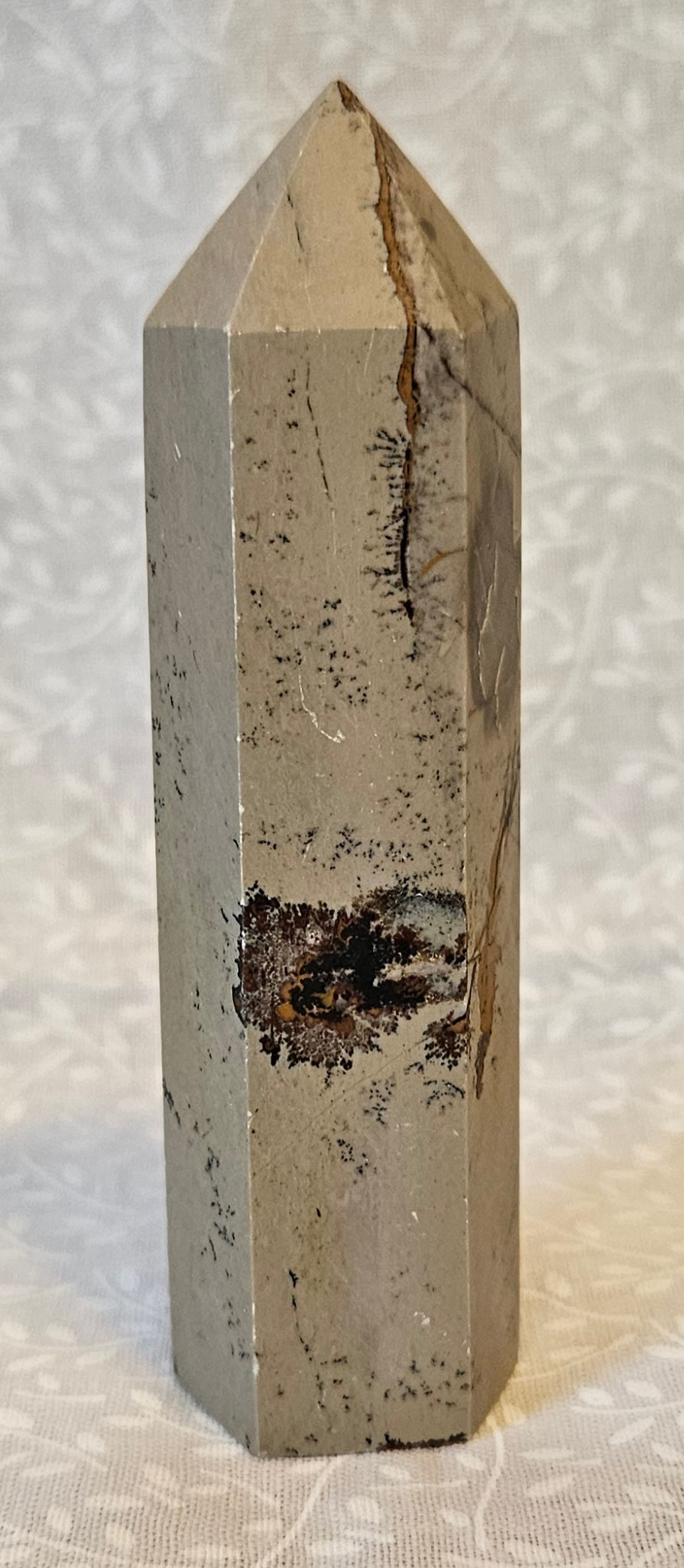 Dendritic Jasper Crystal Tower