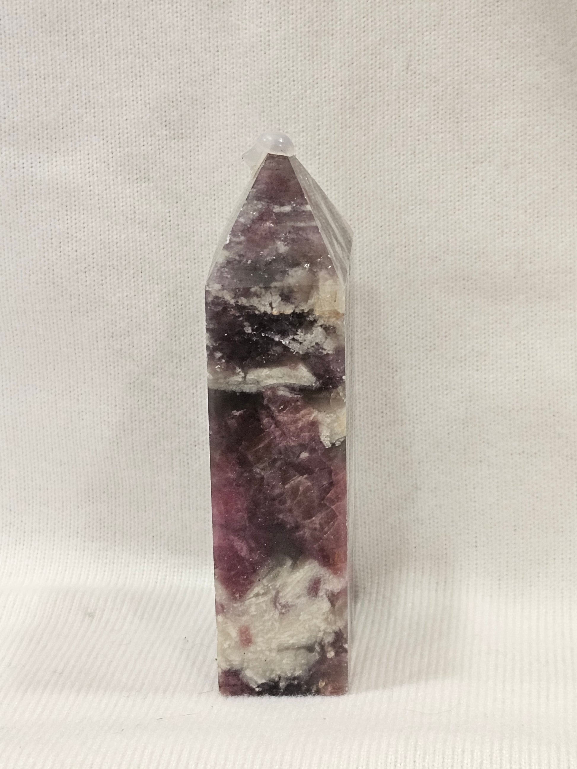Pink Tourmaline Crystal Tower