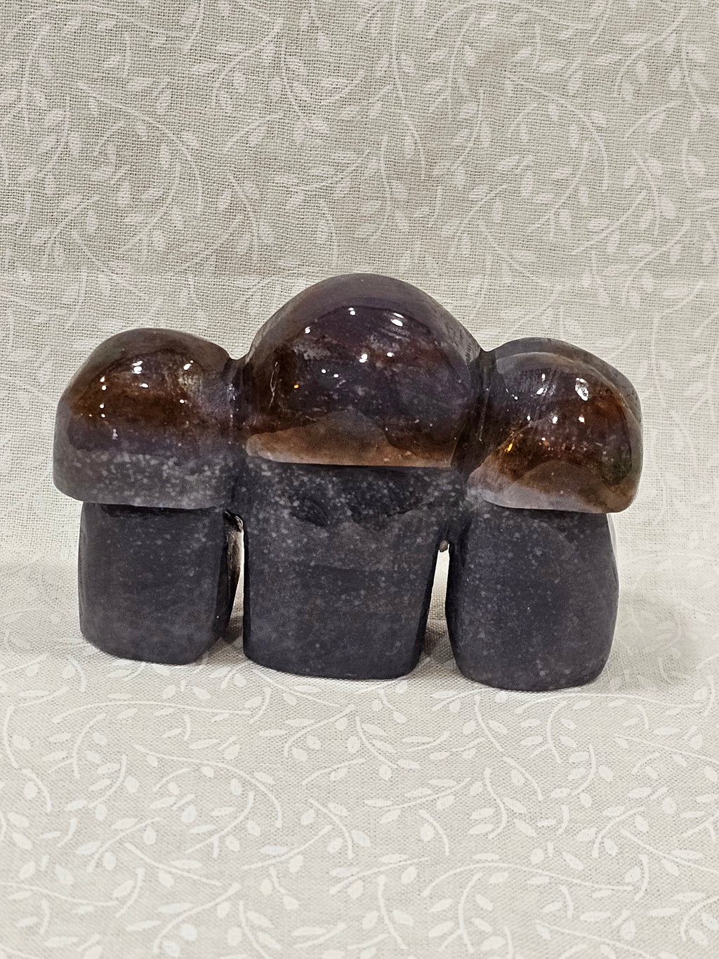 Jasper Triple Mushroom Crystal Trio 3.25 Inch