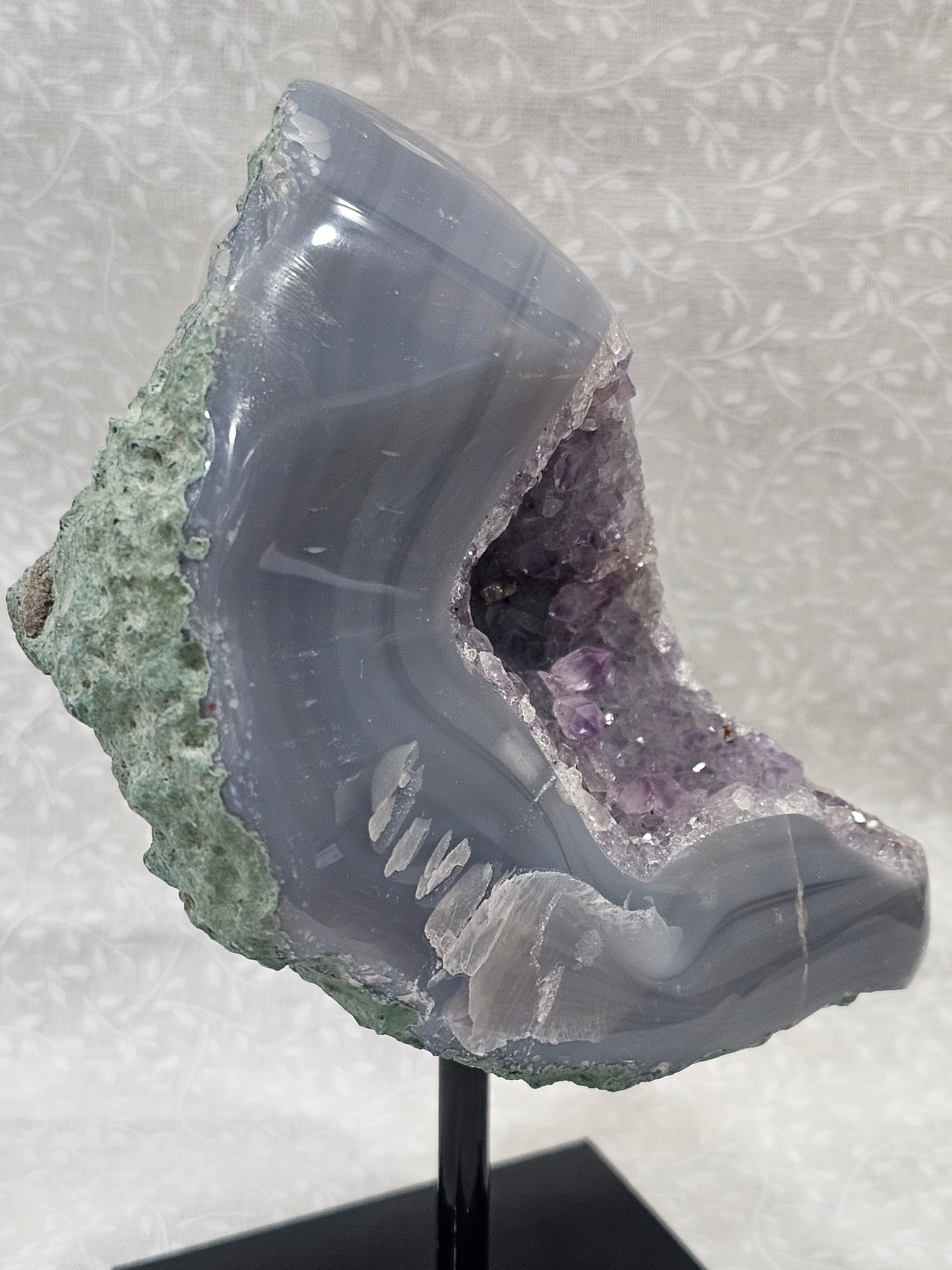 Amethyst Raw Crystal On Stand
