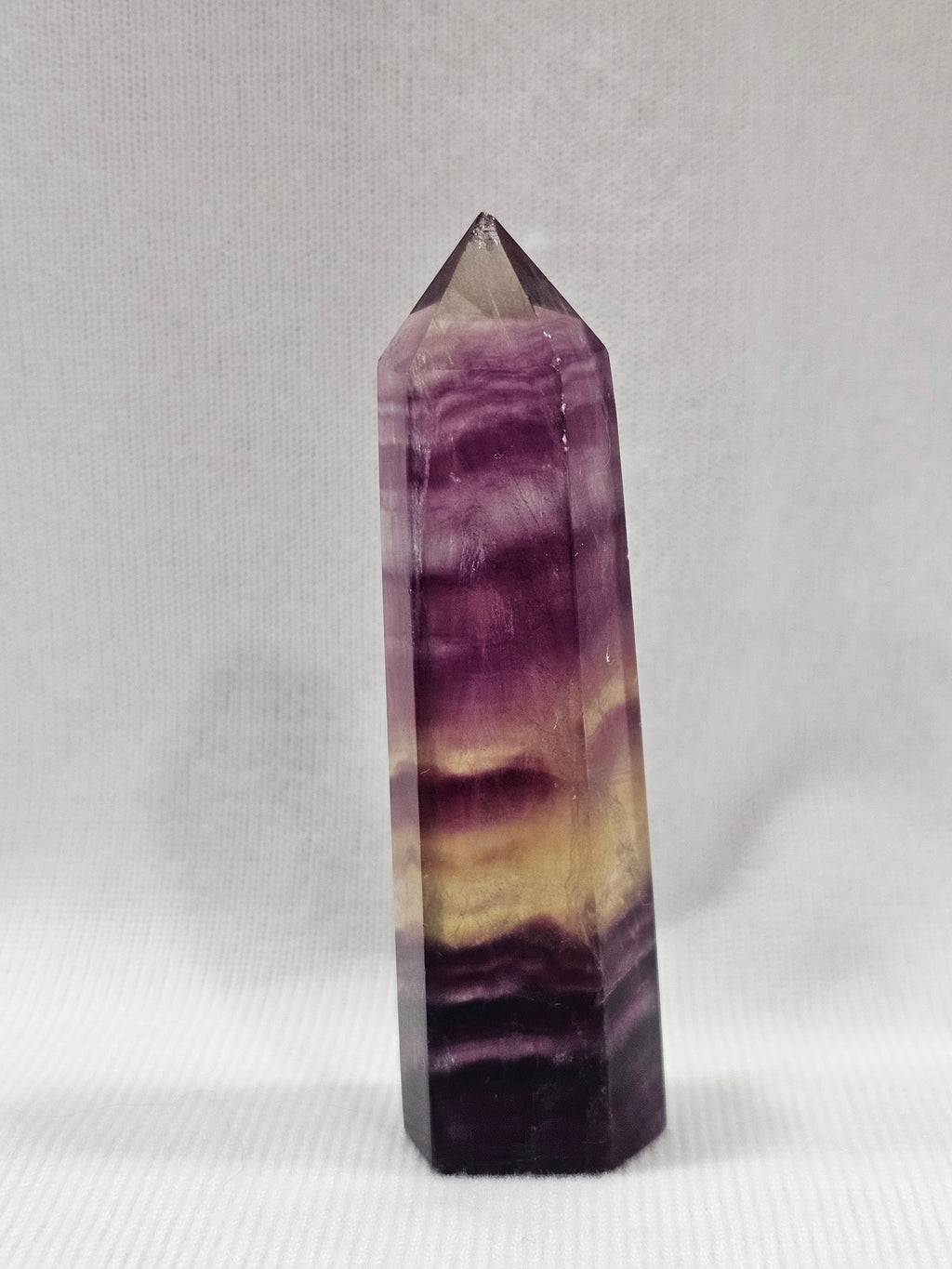 Rainbow Fluorite Crystal Tower Approximately 3.5" Tall