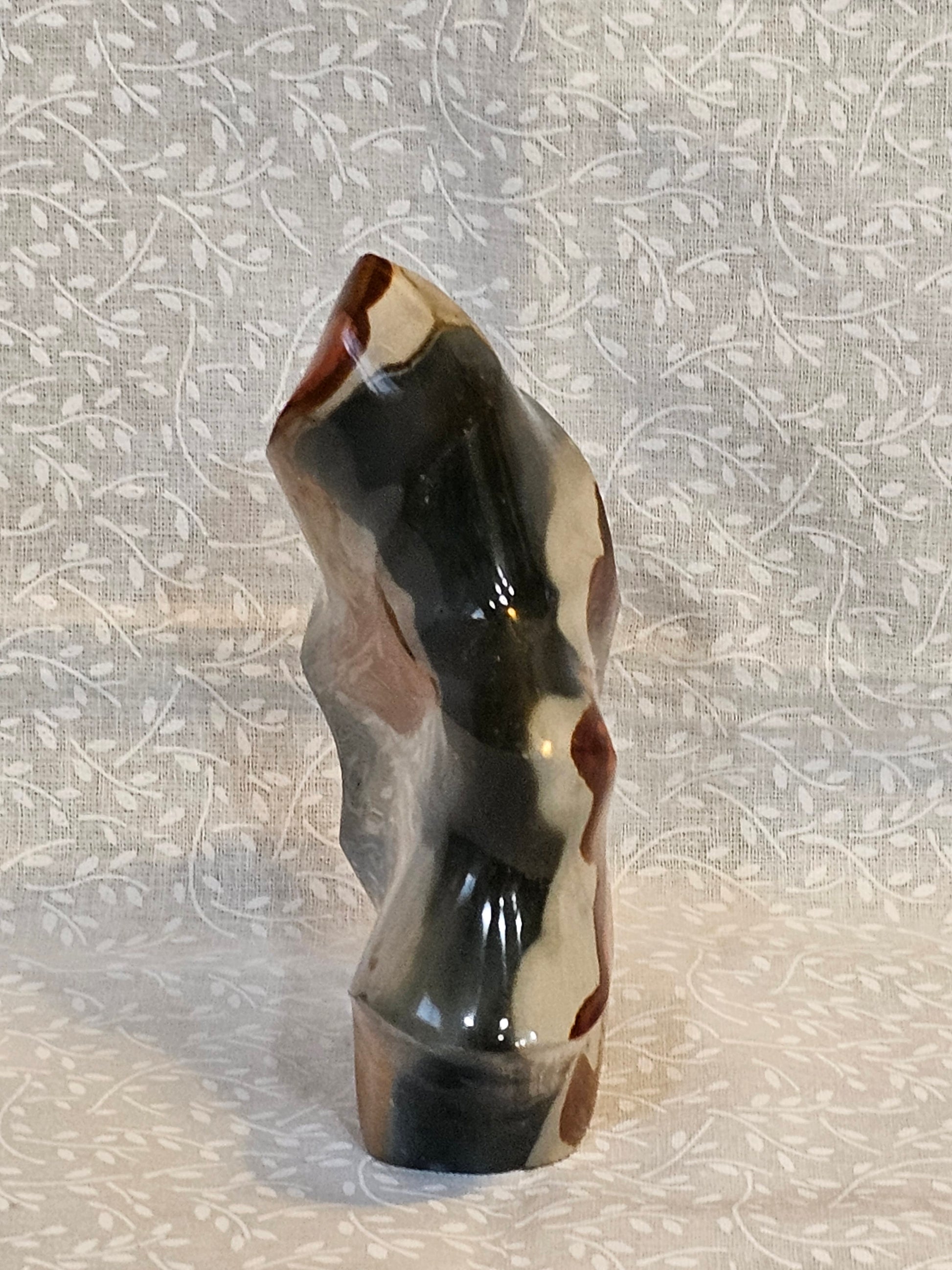 Polychrome Jasper Crystal Flame - Natural Stone