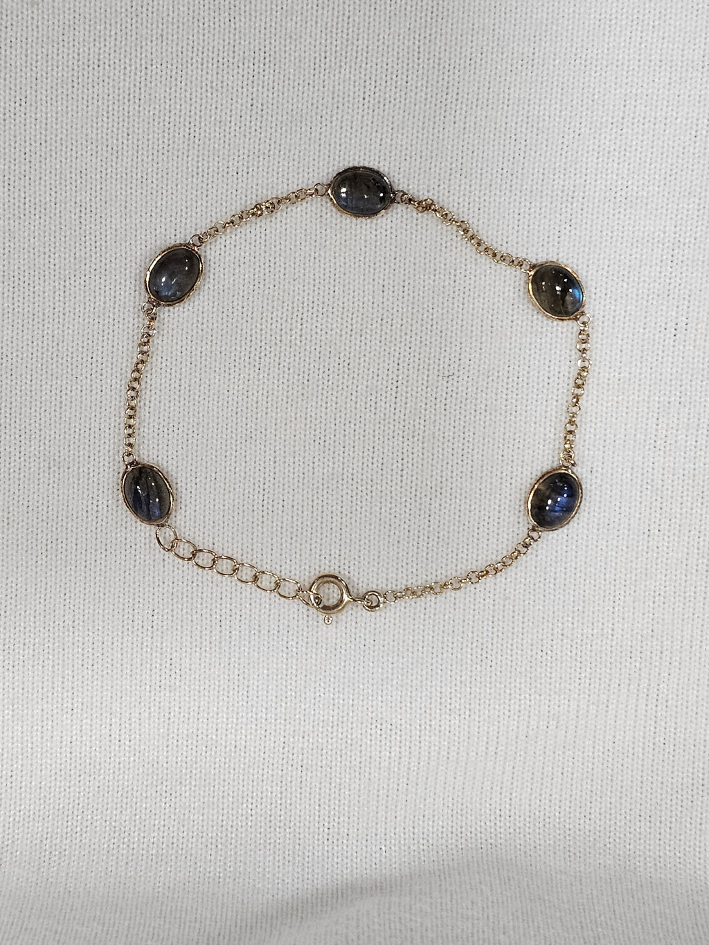 Natural Labradorite Bracelet - Healing Crystal Gemstone Jewelry