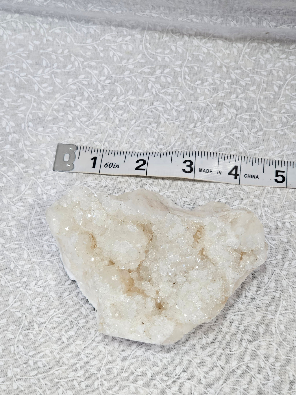 Apophyllite with peach Stillbite Raw Crystal Cluster