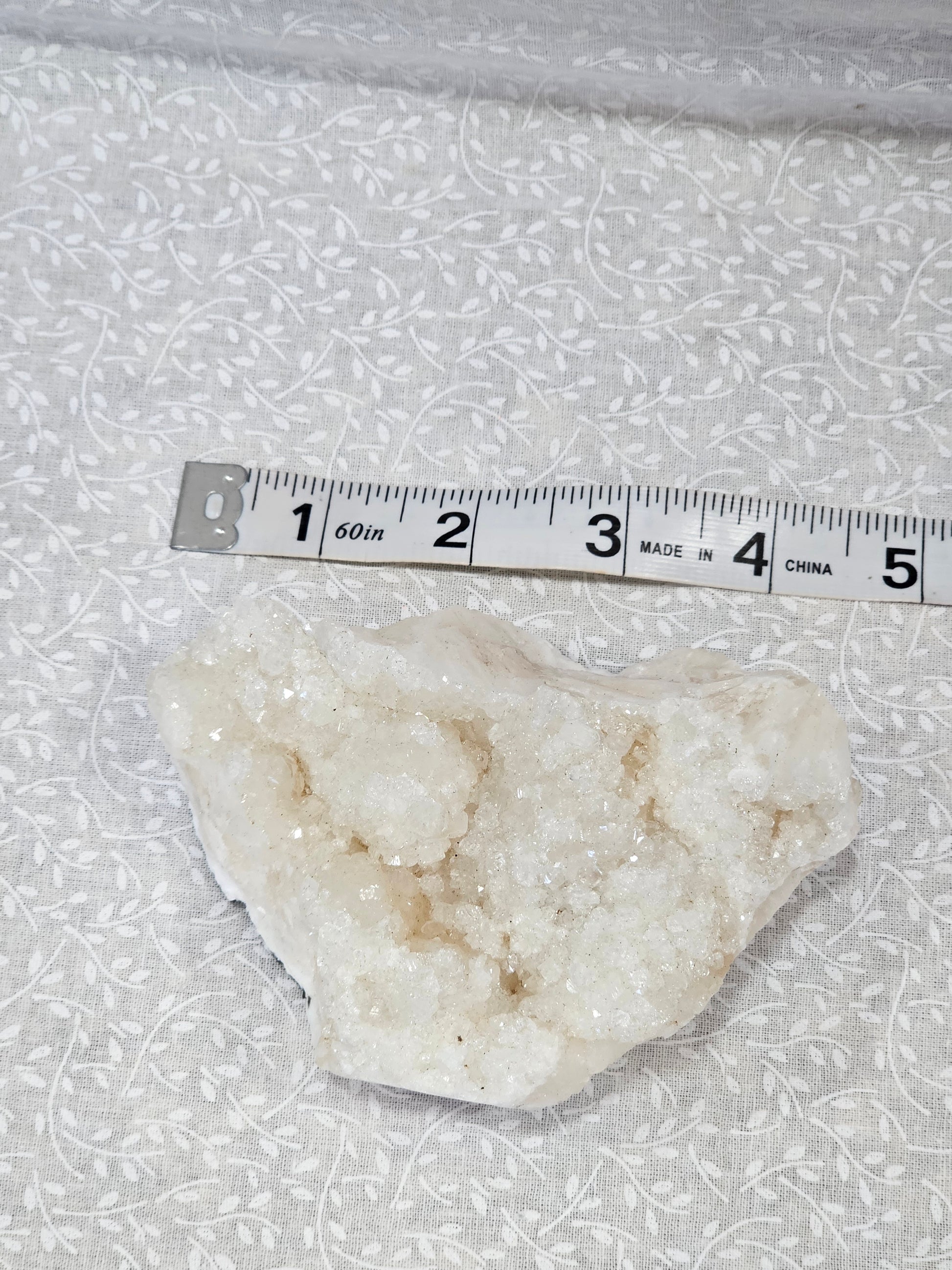 Apophyllite with peach Stillbite Raw Crystal Cluster