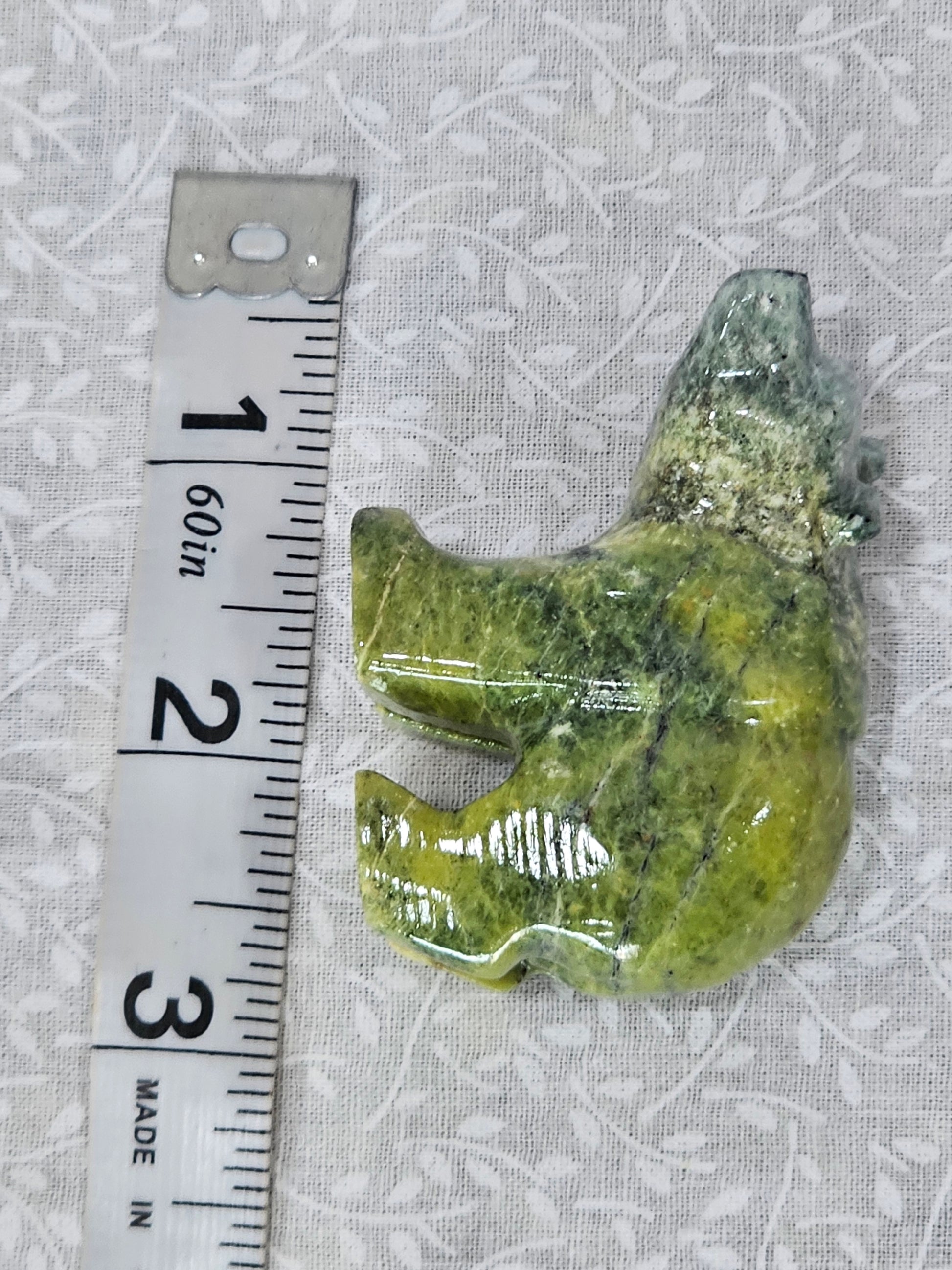 Serpentine Crystal Bear