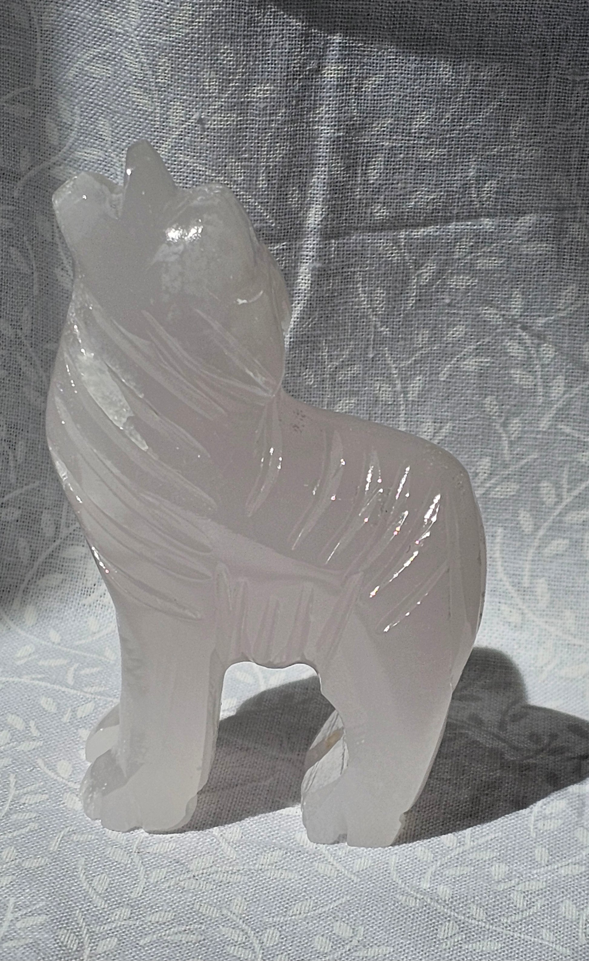 Pink Mangono Crystal Wolf