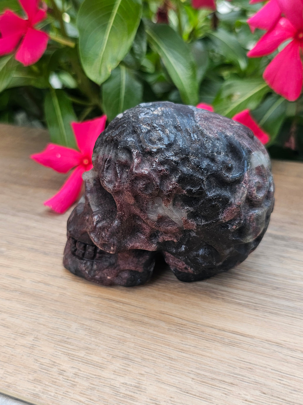 Astrophyllite Crystal Skull