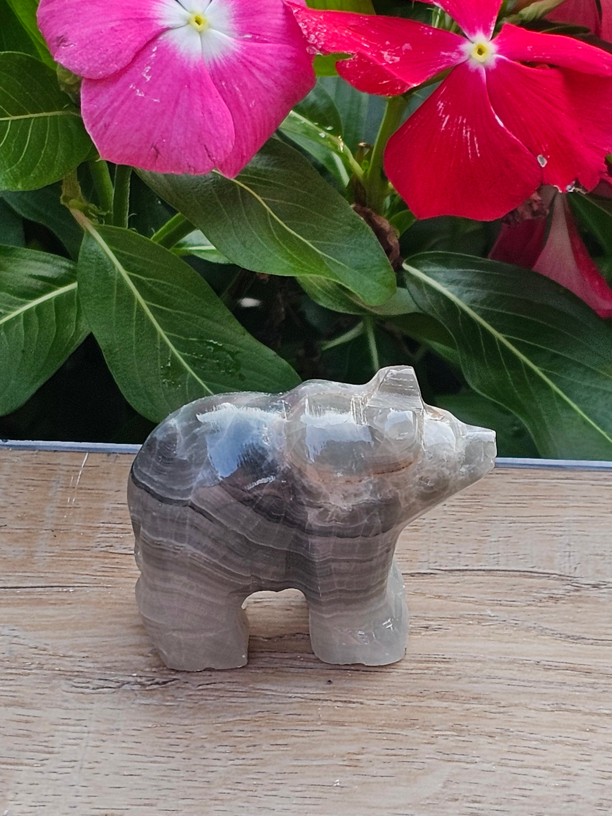 Agate Crystal Bear