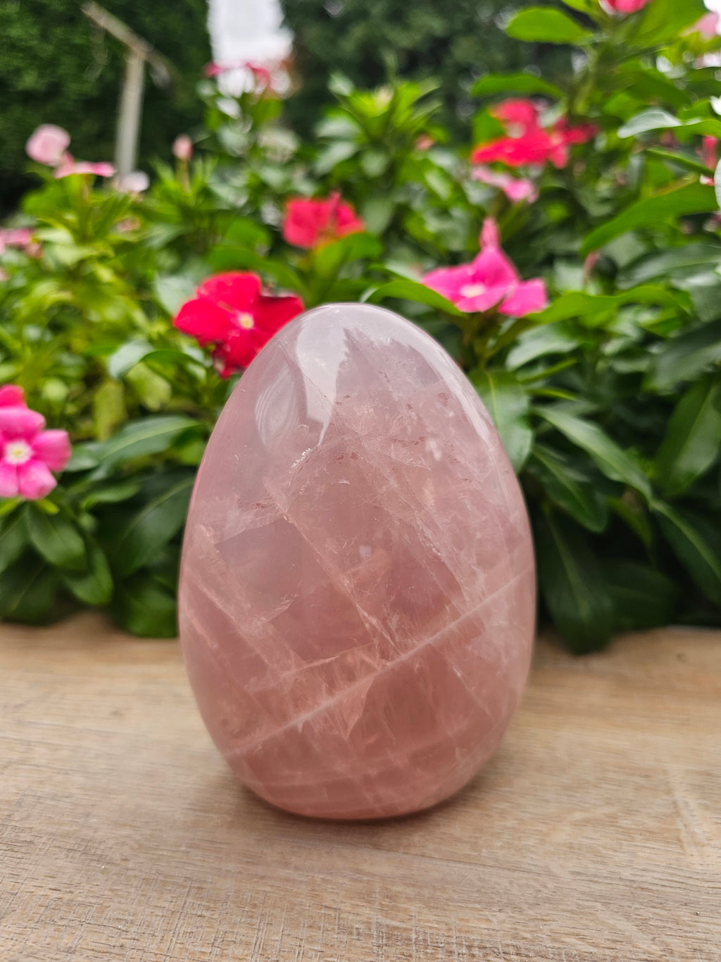 Pink Quartz Crystal Freeform - 5" Tall Natural Stone Sculpture