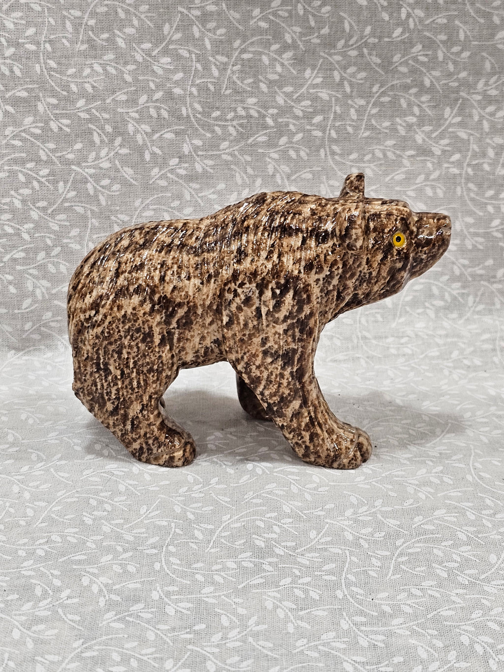 Soapstone Crystal Bear