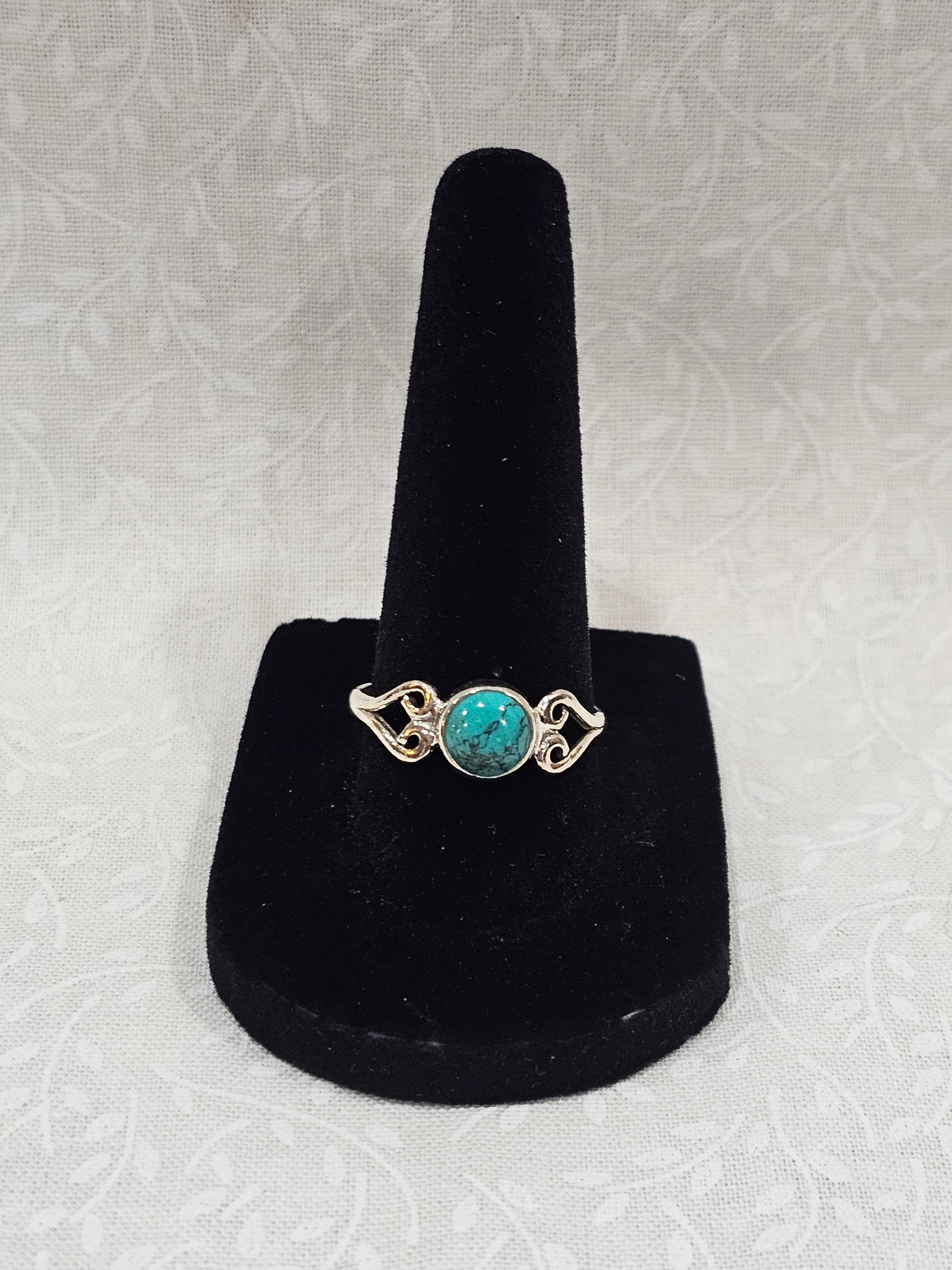 Sterling Silver Turquoise Gemstone Ring 9