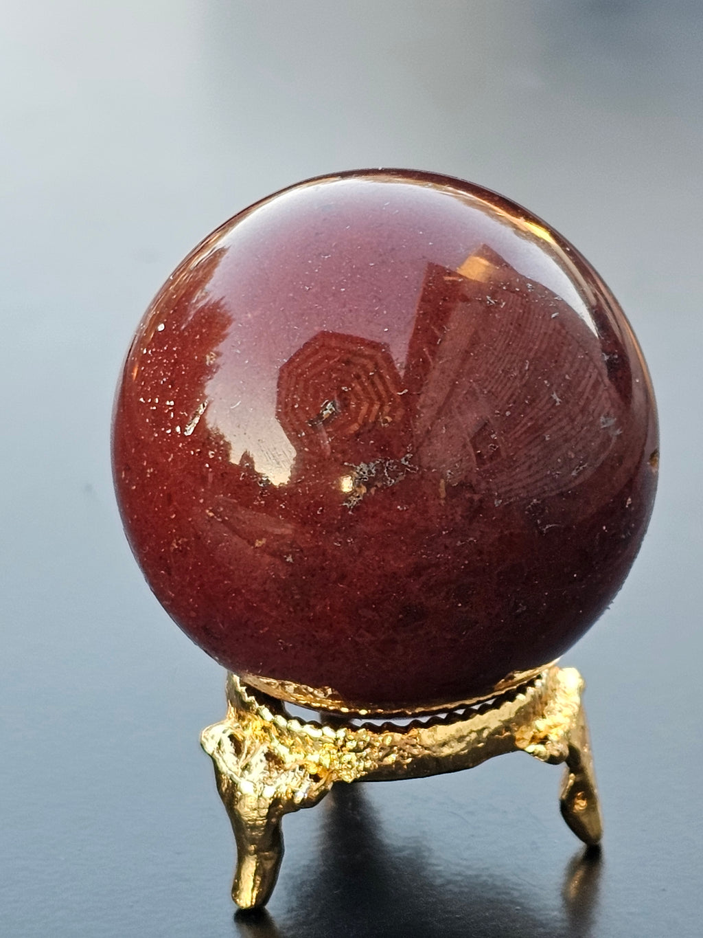 Red Jasper Crystal Sphere