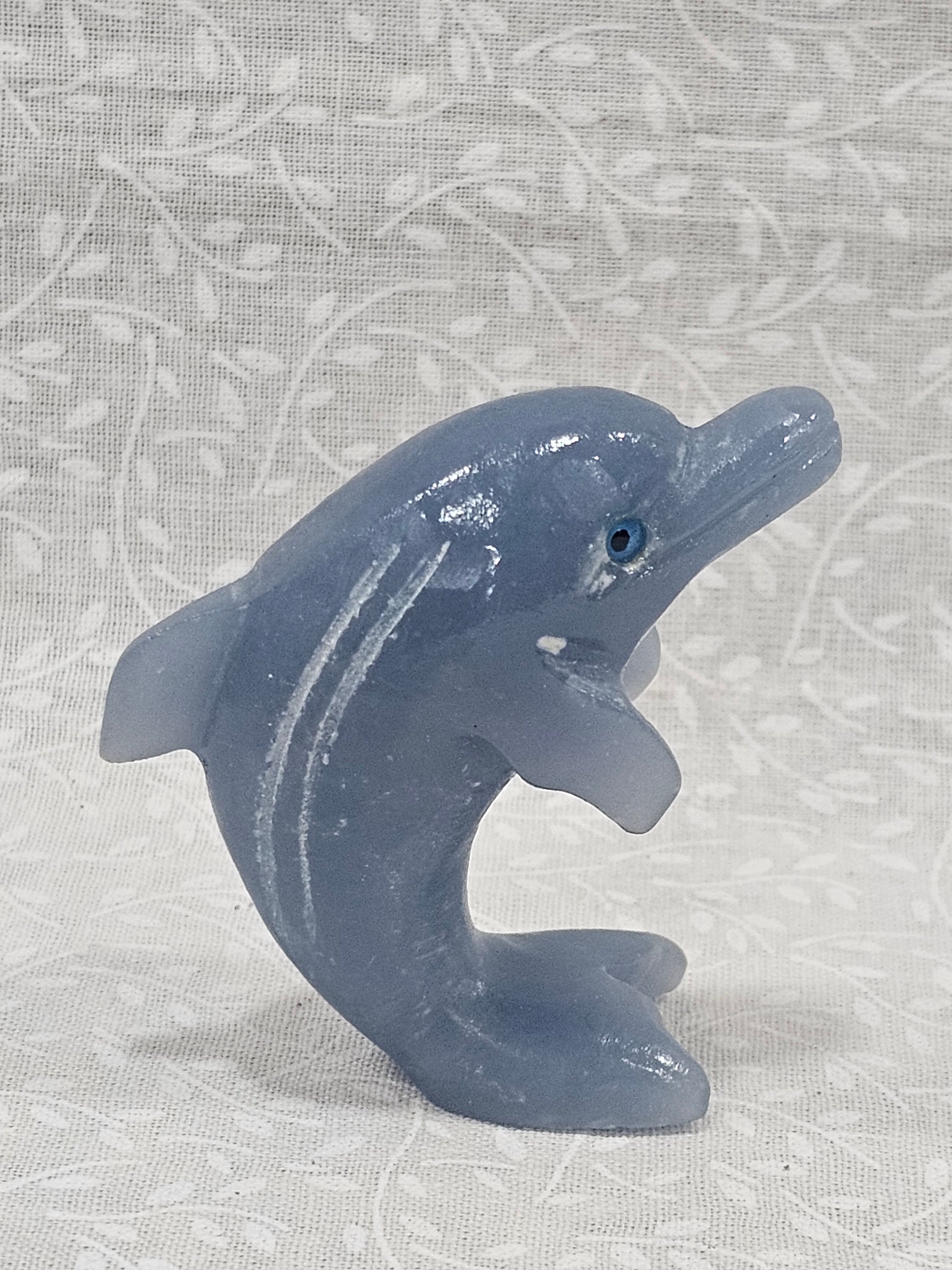 Angelite Crystal Dolphin