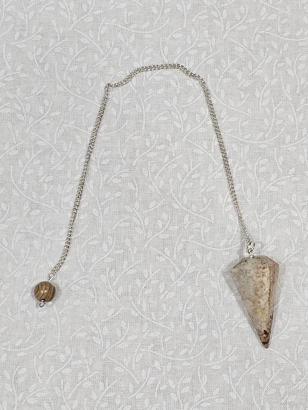 Peach Moonstone Crystal Pendulum