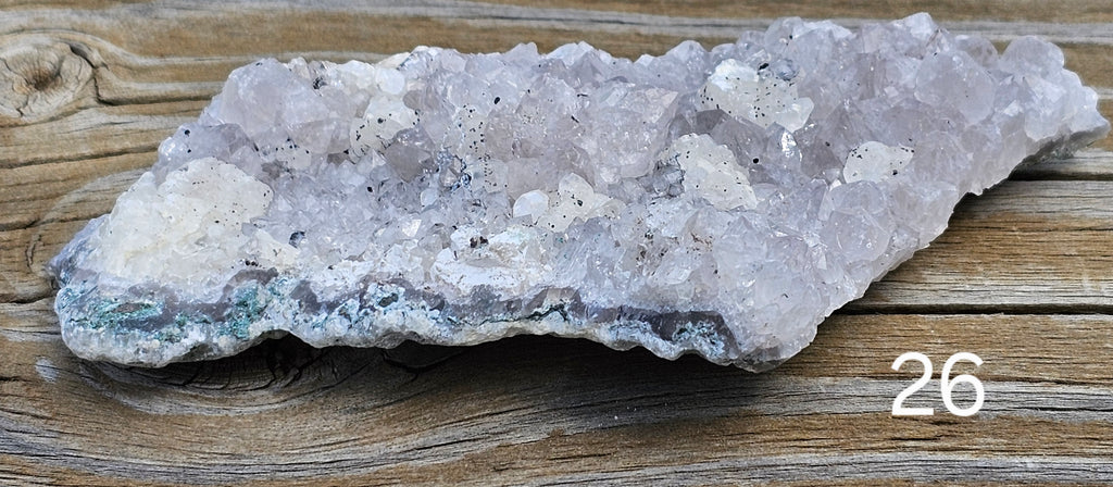 Amethyst with Quartz Raw Crystal Cluster