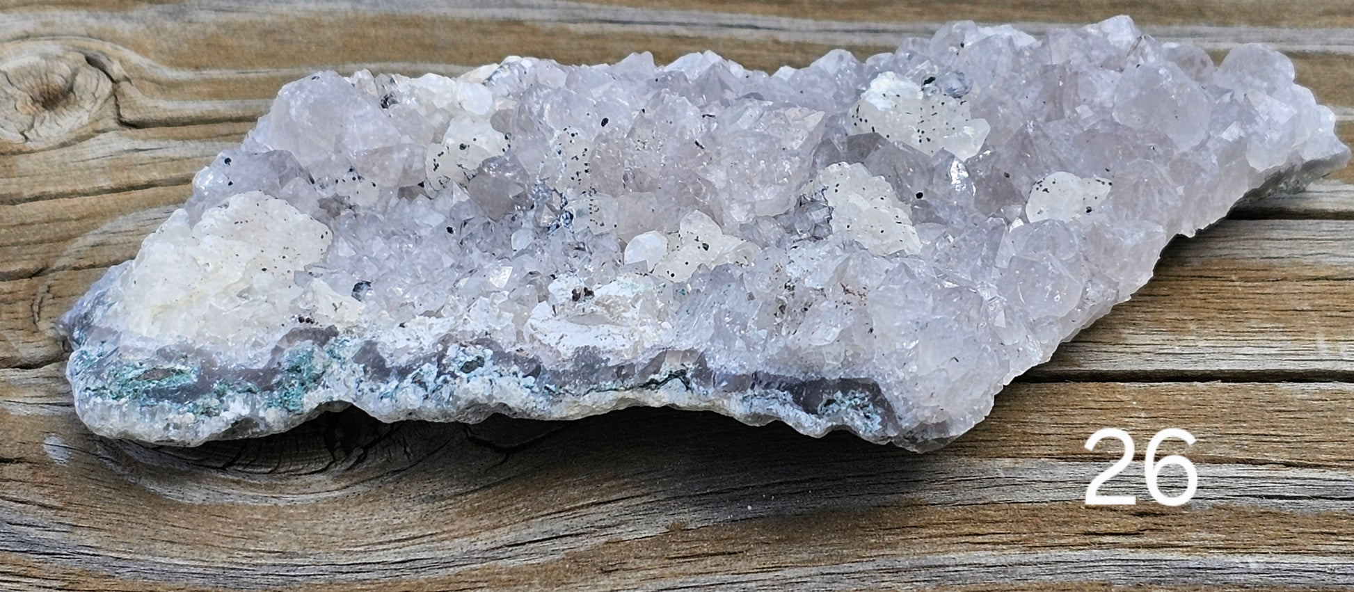 Amethyst with Quartz Raw Crystal Cluster