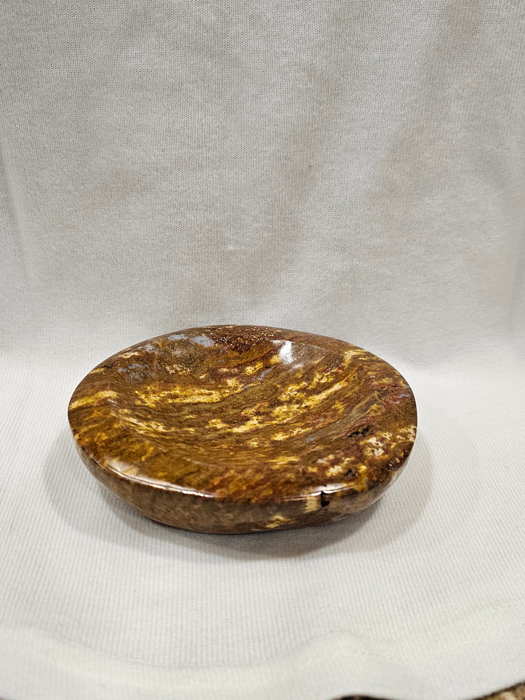 Ocean Jasper Crystal Bowl - 5" Natural Stone Dish