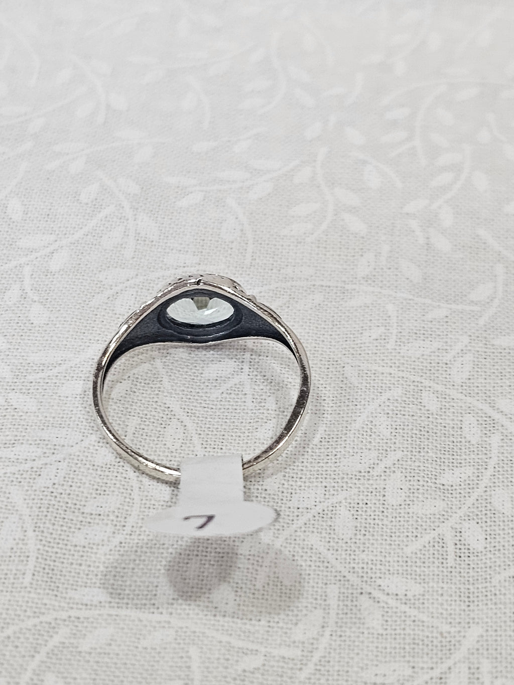 Sterling Silver Classic Blue Topaz Ring - Size 7