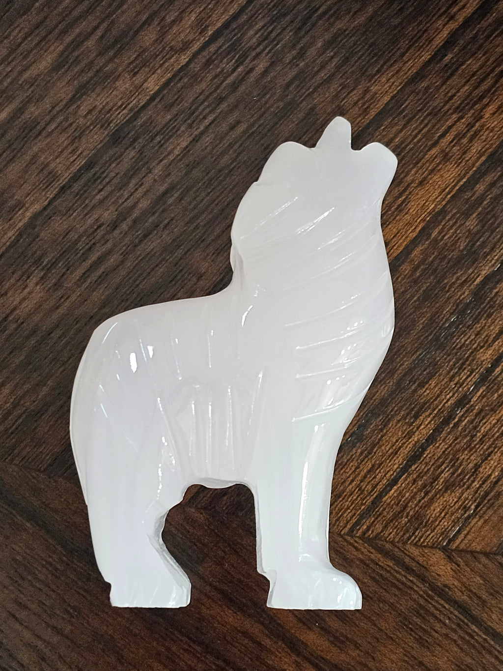 Pink Mangono Crystal Wolf