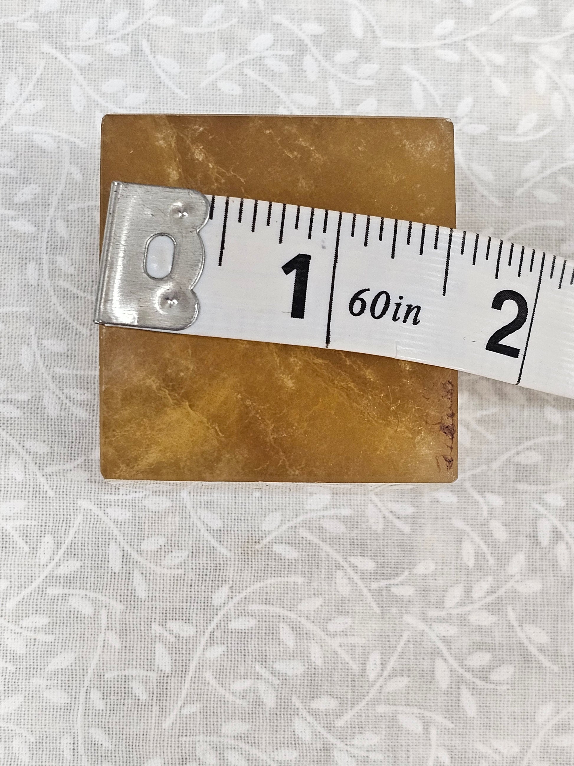 Yellow Fluorite Crystal Cube