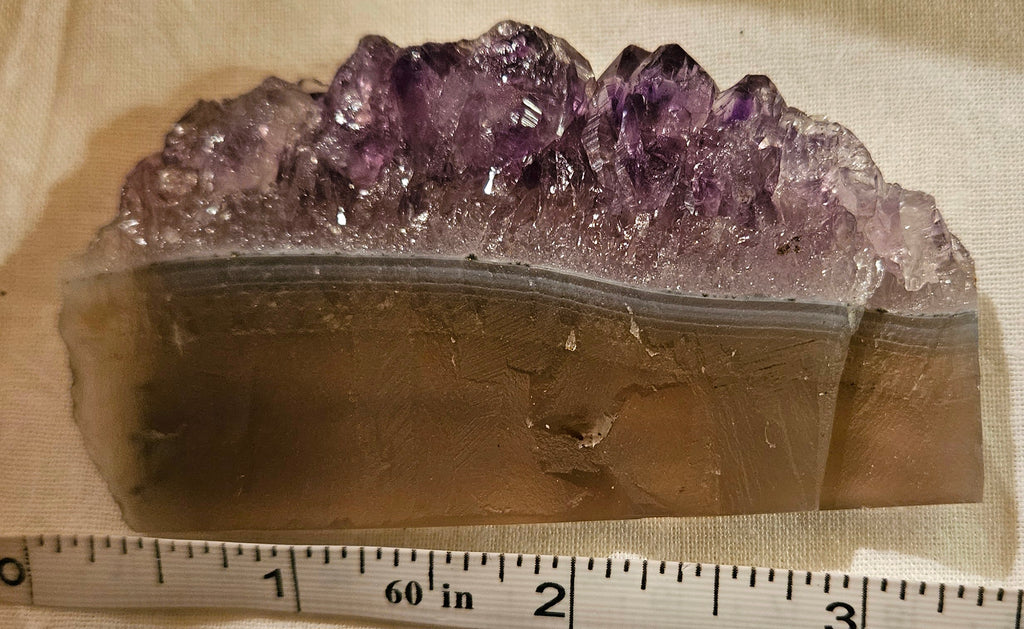Amethyst Crystal Slab Slice