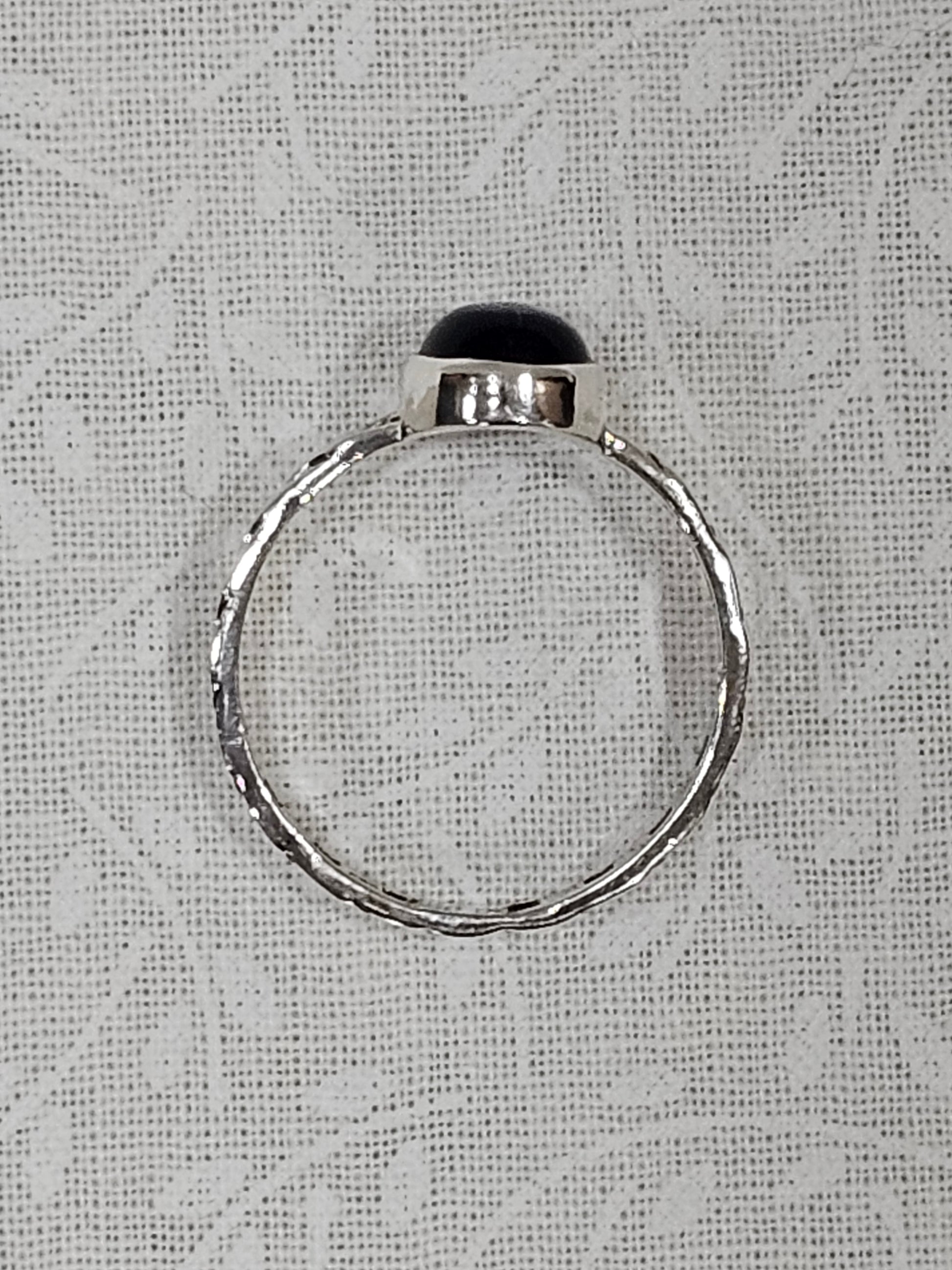 Sterling Silver Amethyst Gemstone Ring 9
