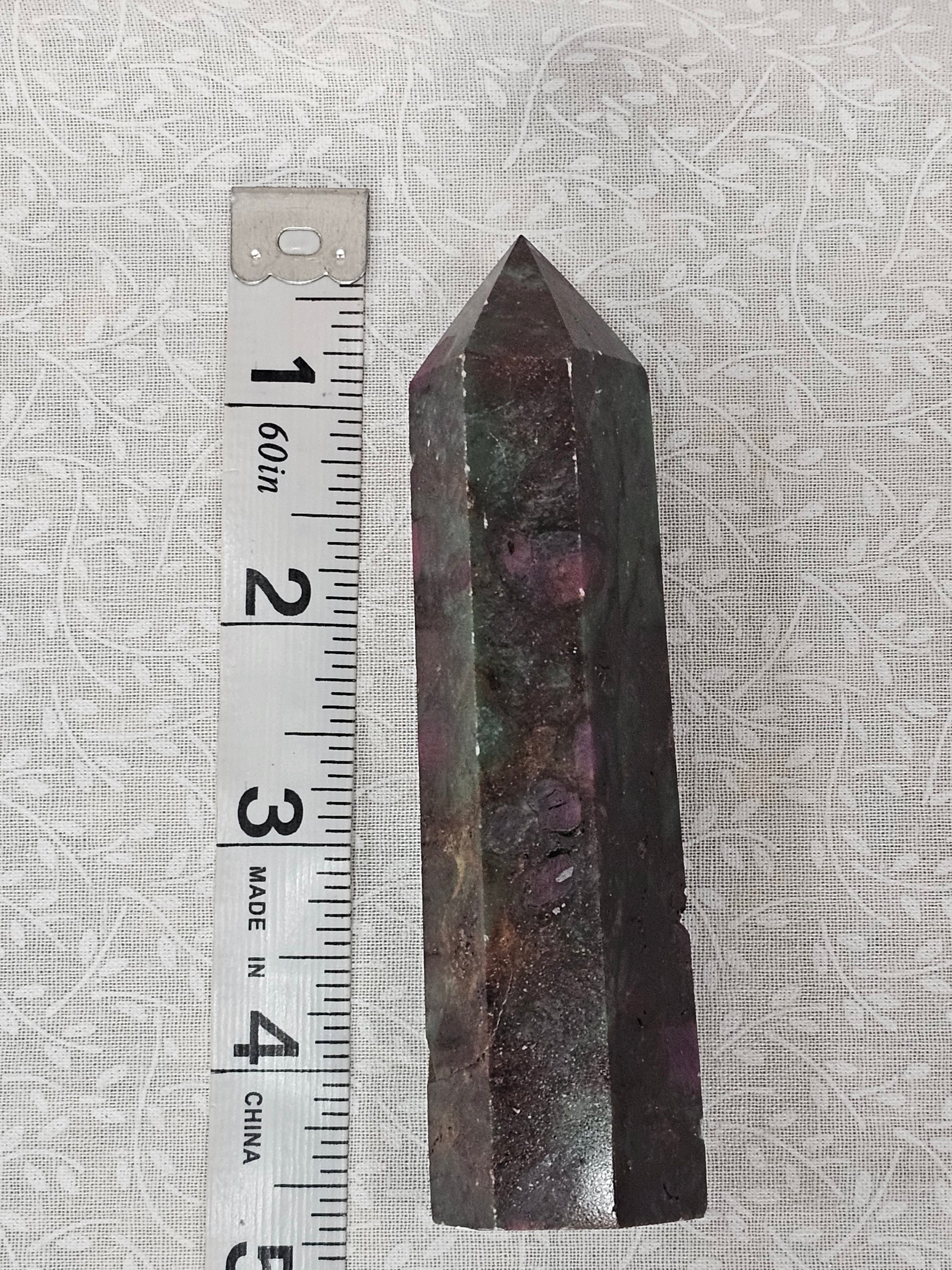 Ruby Kyanite Crystal Tower