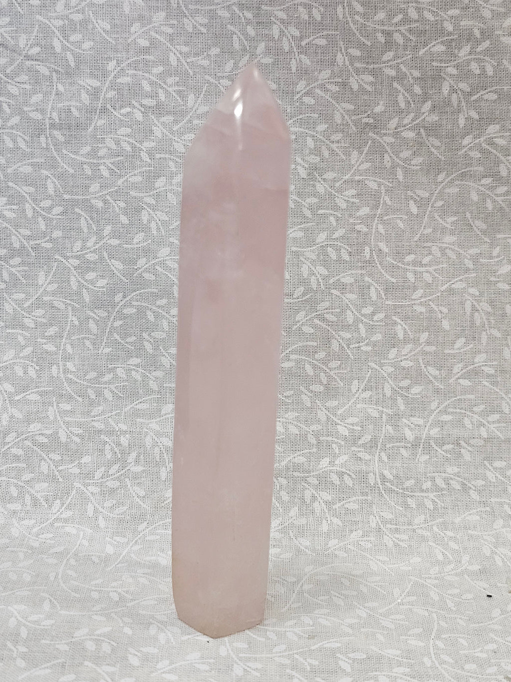 Pink Quartz Crystal Tower