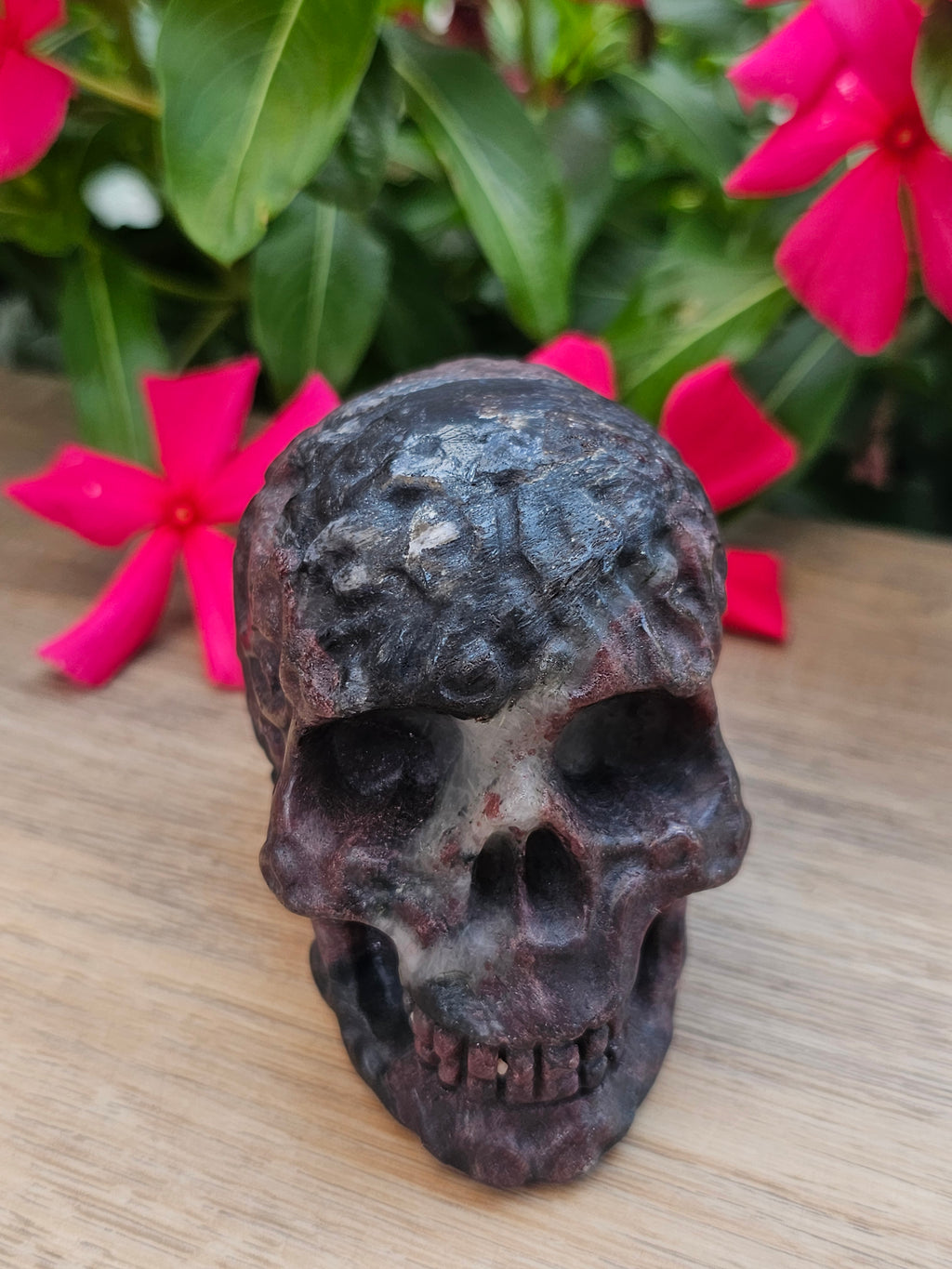 Astrophyllite Crystal Skull