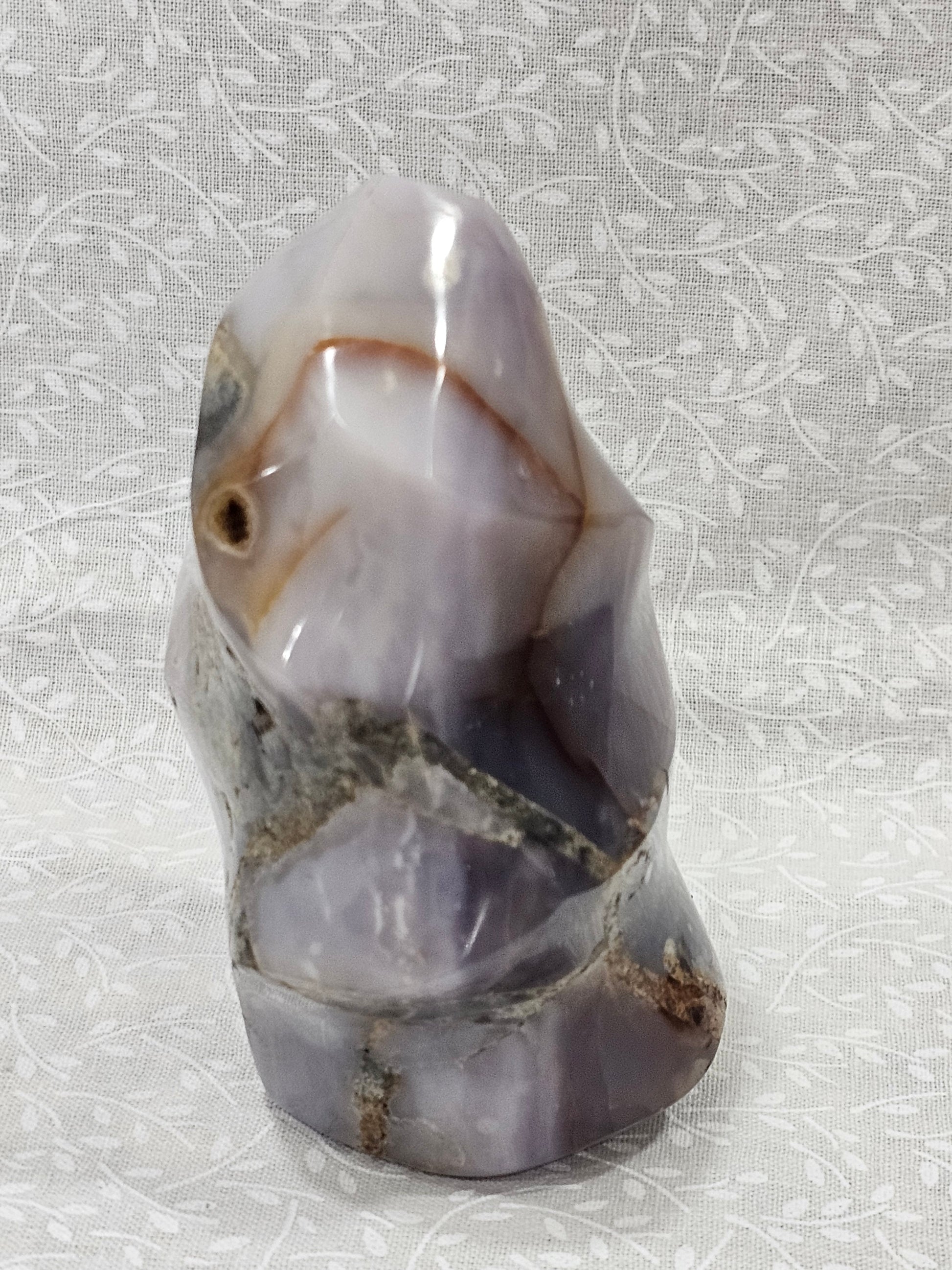 Chalcedony Crystal Flame