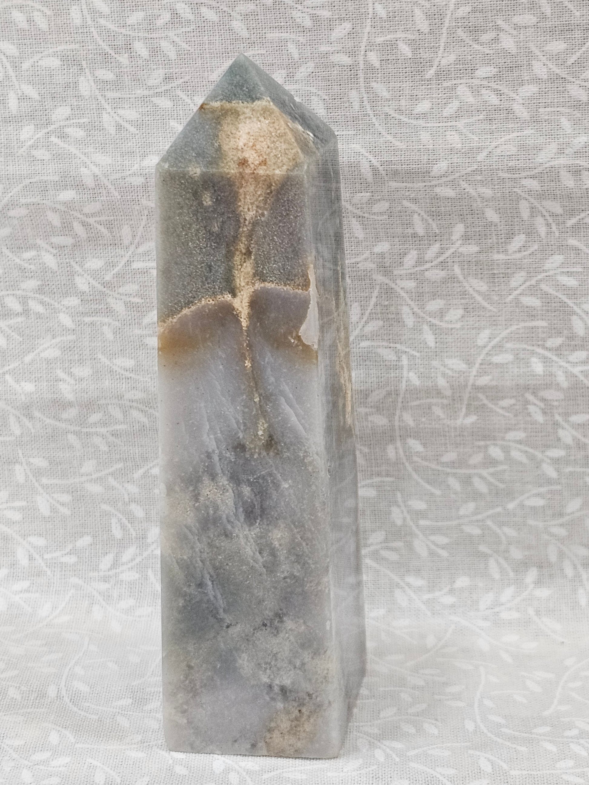 Orca Agate Crystal Tower
