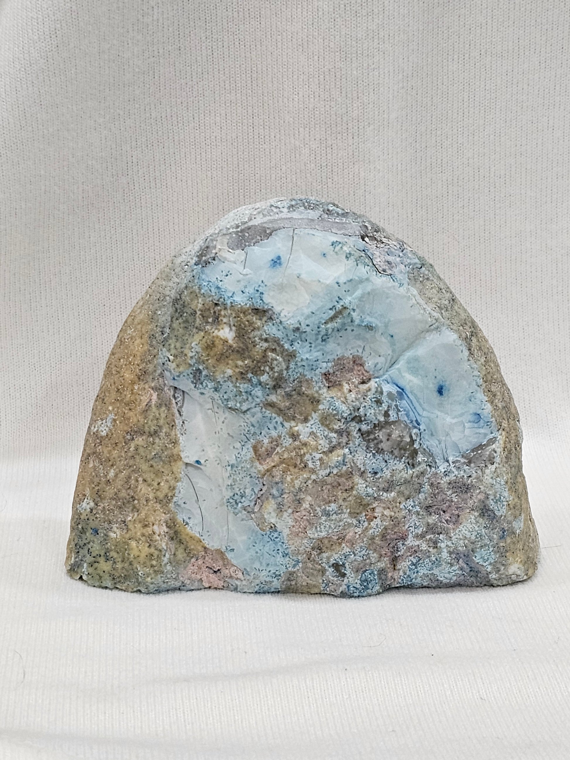 Blue Agate Crystal Free Form  Brazil