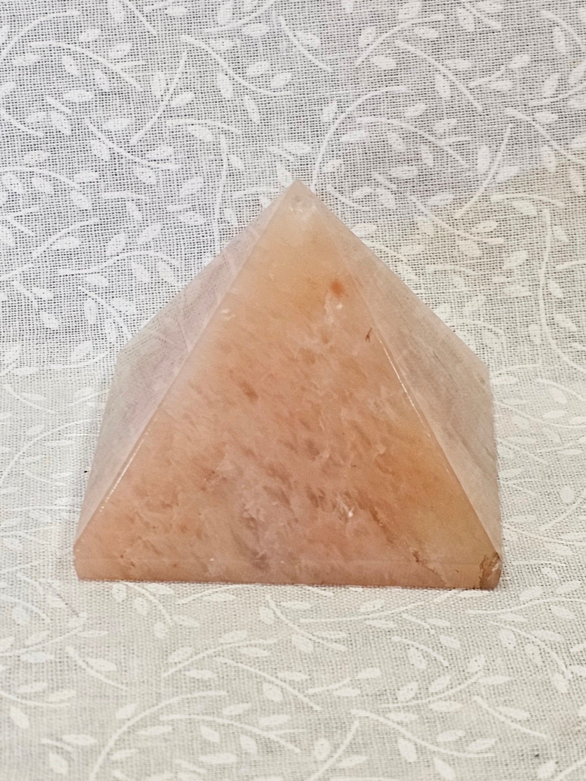 Rose Quartz Crystal Pyrimd