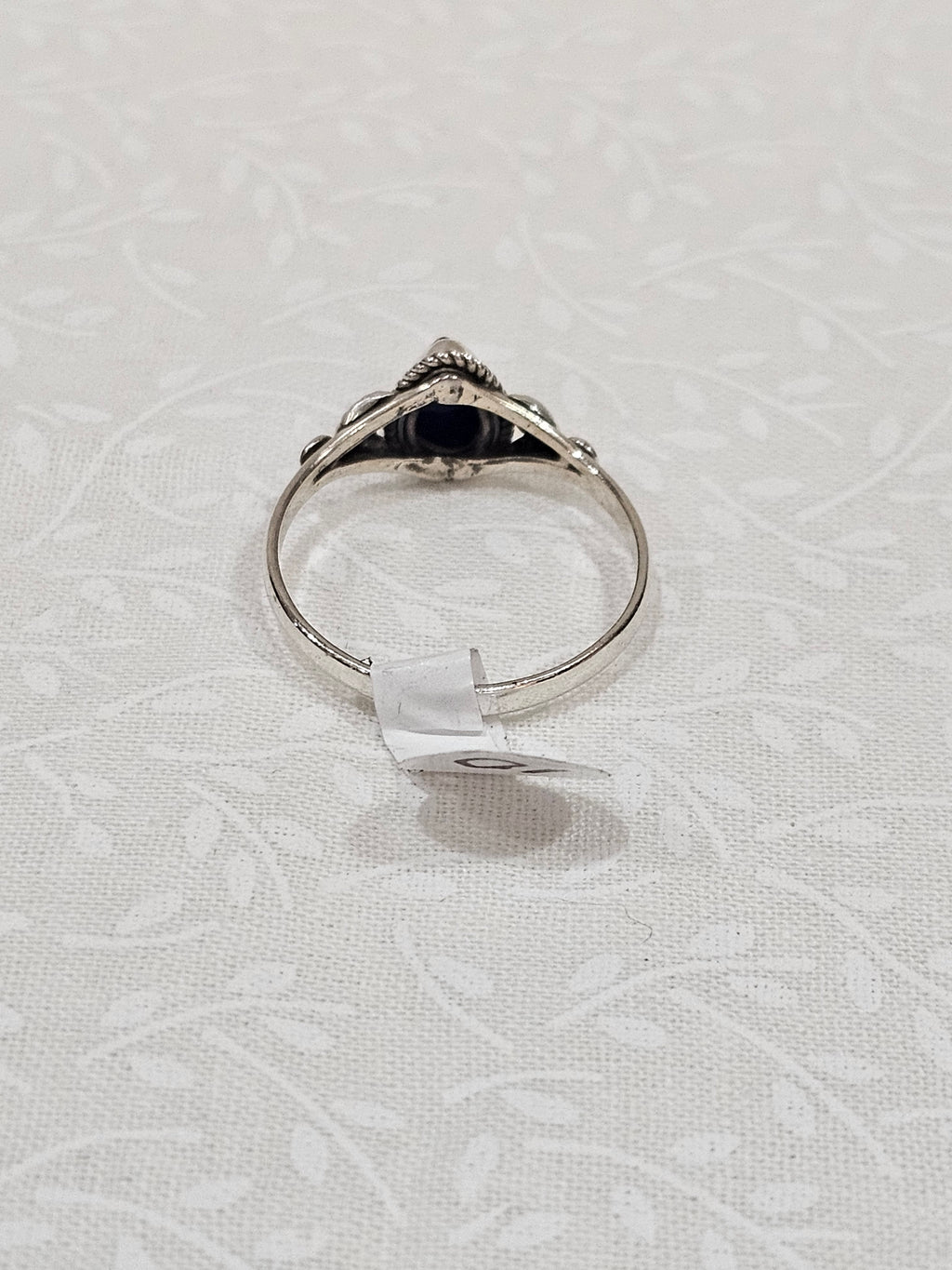 Sterling Silver Blue Lapis Gemstone Ring - Size 10