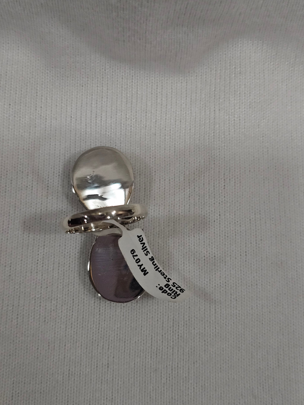 Red Dahlia Sterling Silver Ring Size 9