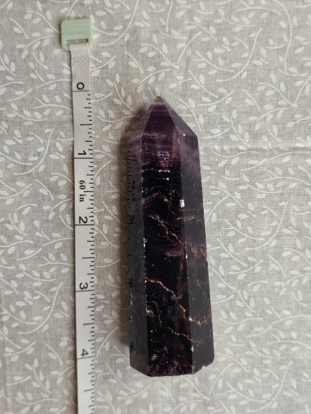 Purple Fluorite Crystal Tower