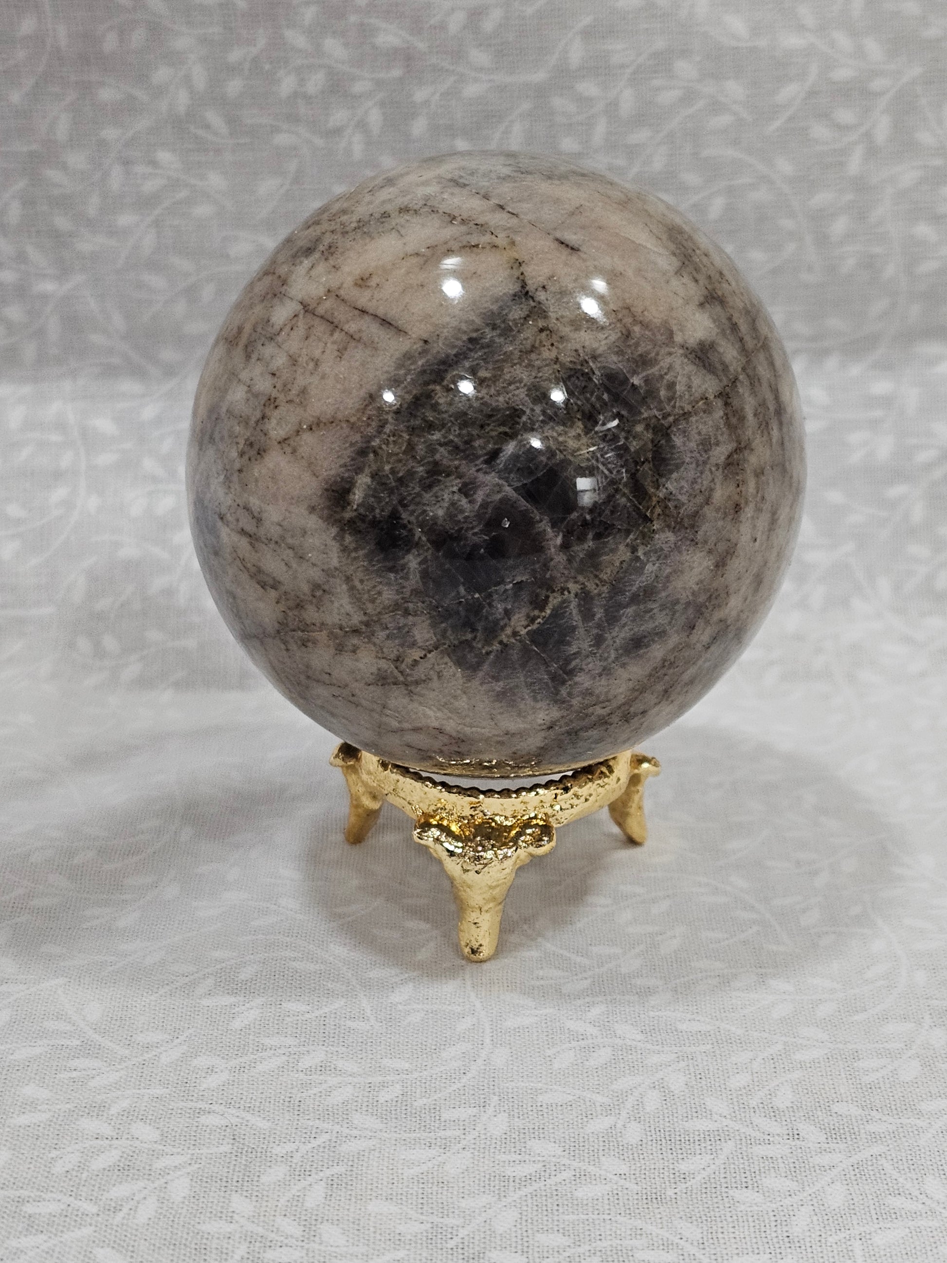 Black Moonstone Crystal Sphere