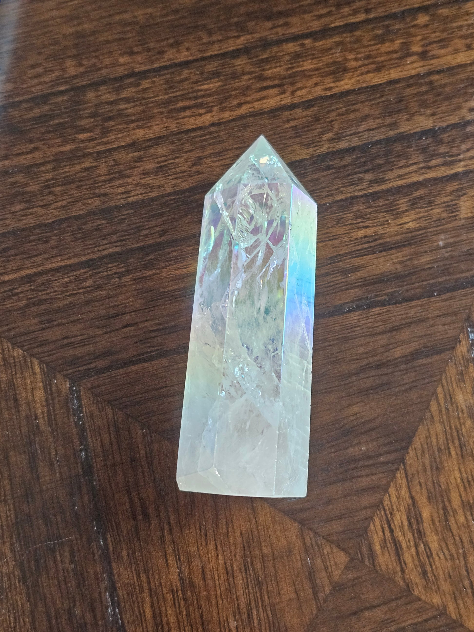 Angel Aura Quartz Crystal Tower
