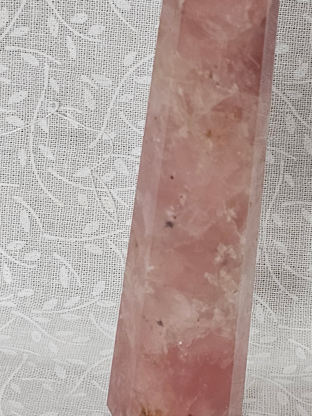 Rose Quartz Crystal Tower
