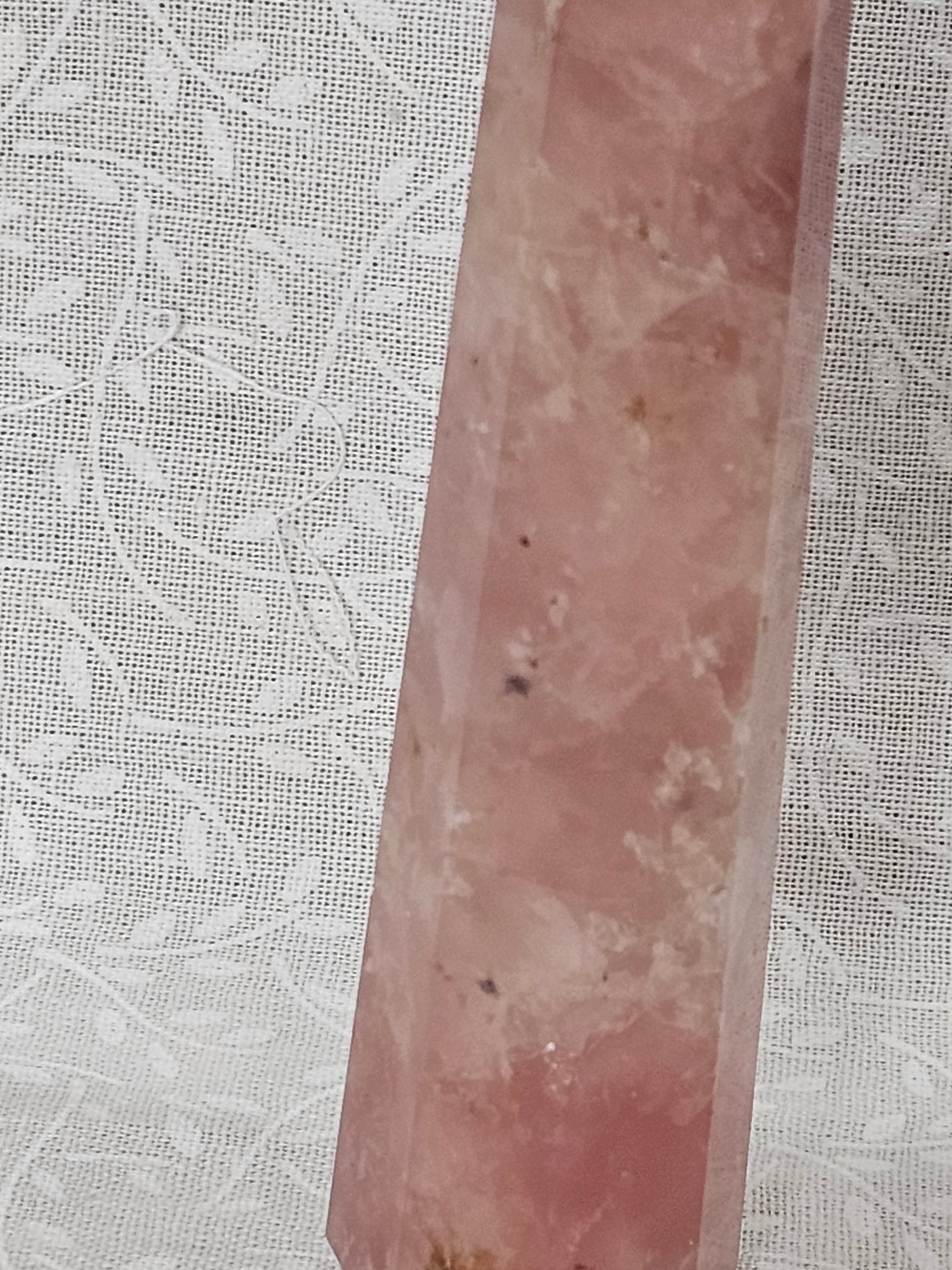 Rose Quartz Crystal Tower