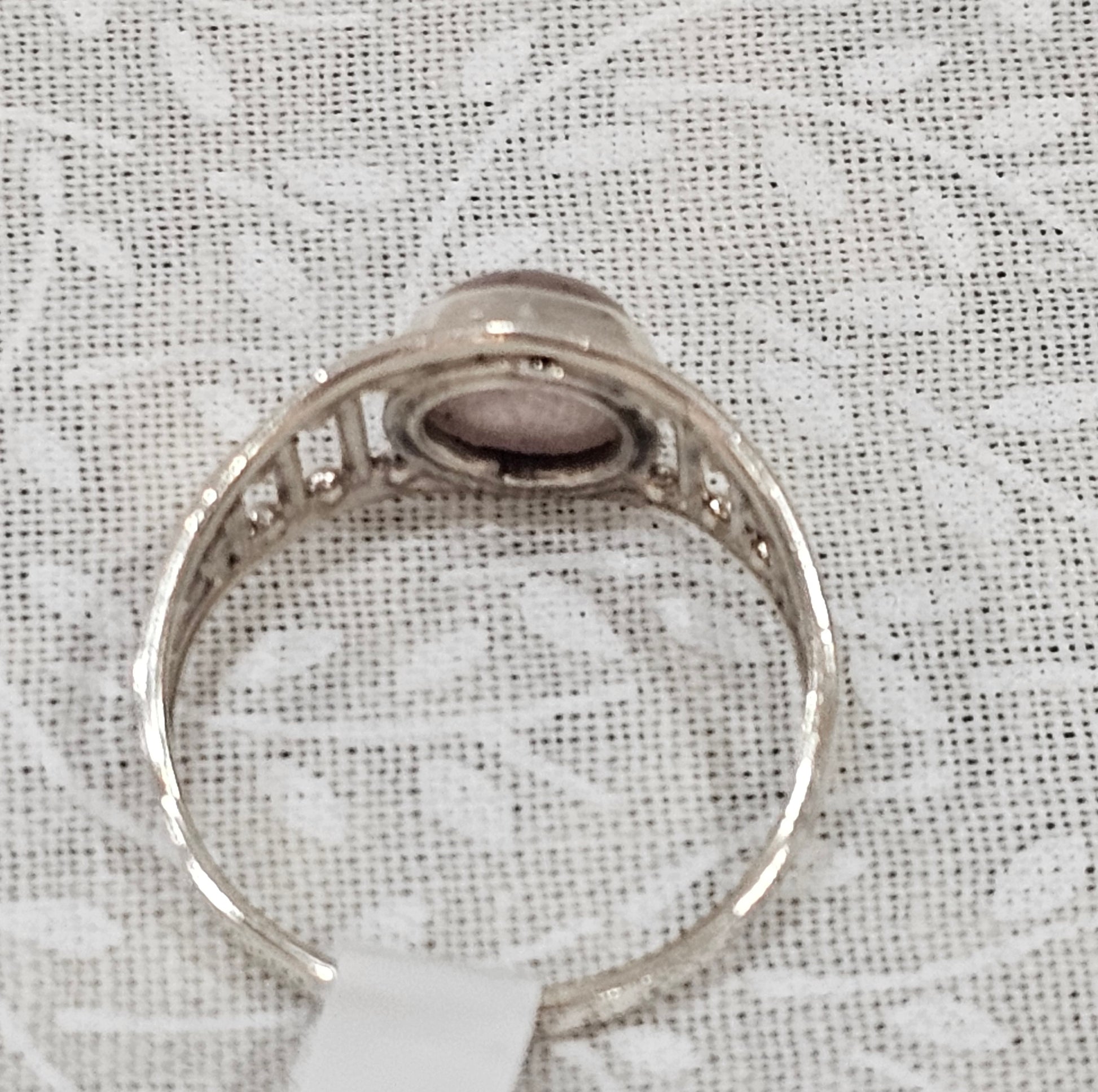 Sterling Silver Ruby Gemstone Ring 7