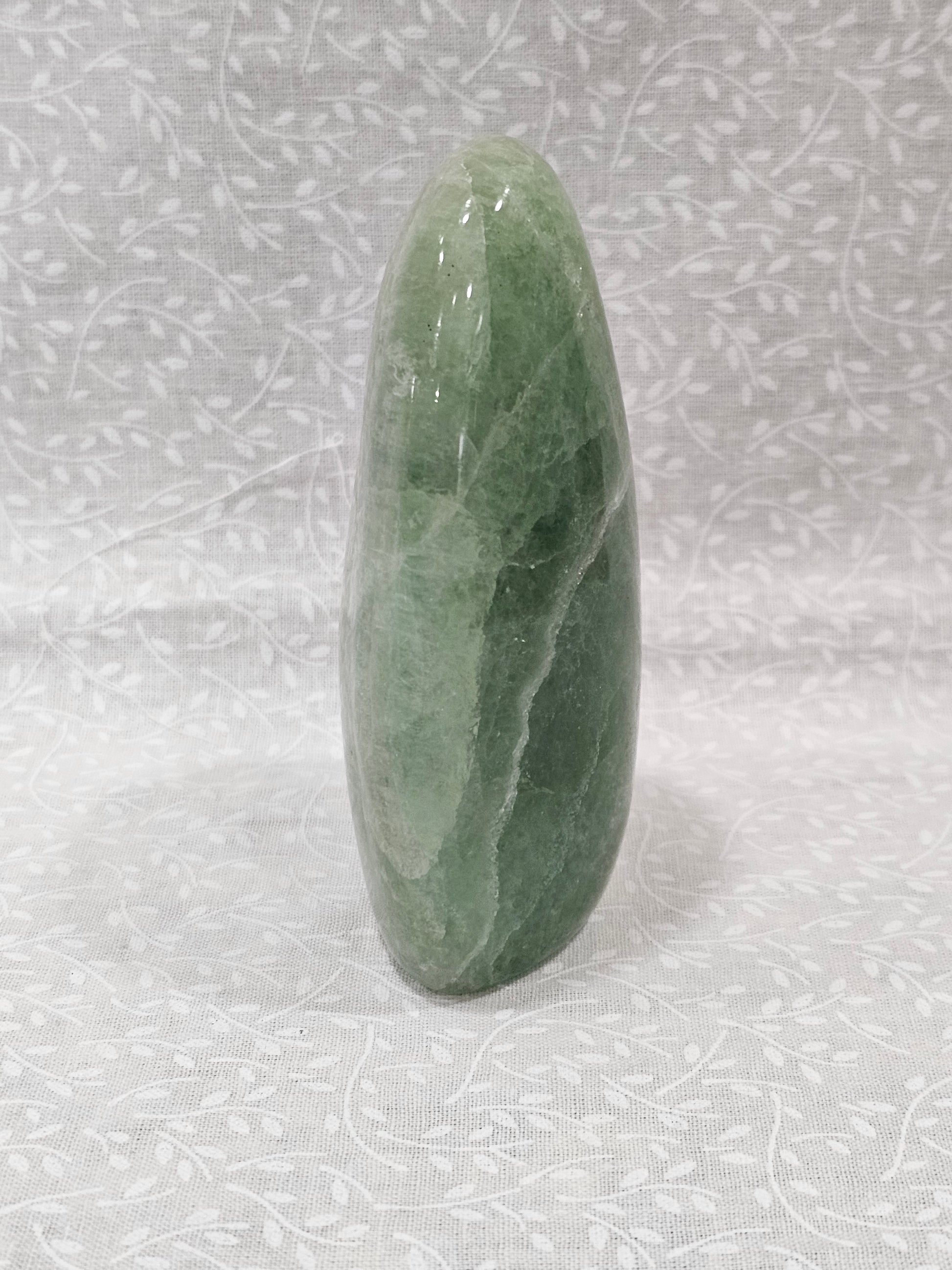 Green Fluorite Crystal Free Form