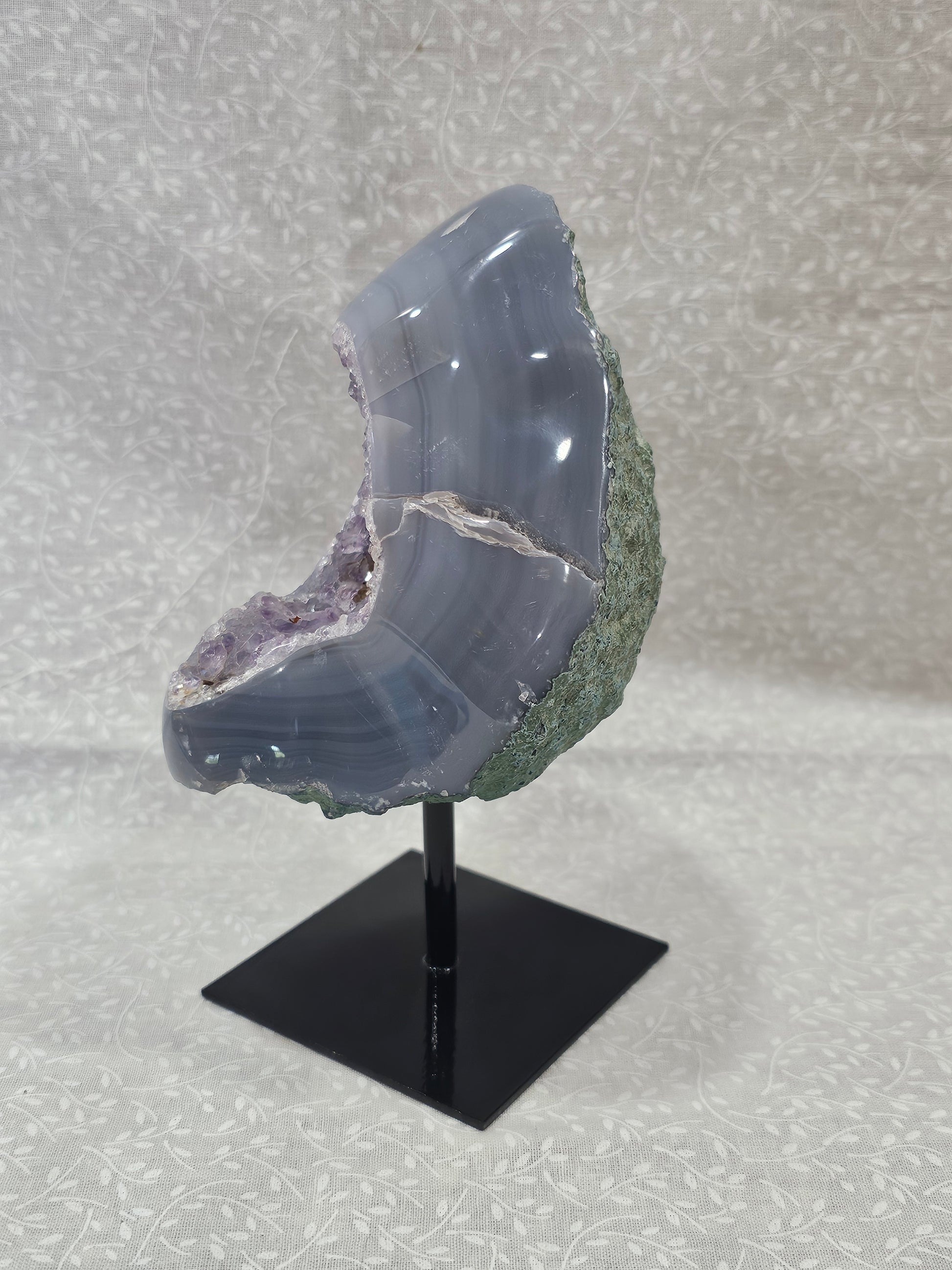 Amethyst Raw Crystal On Stand