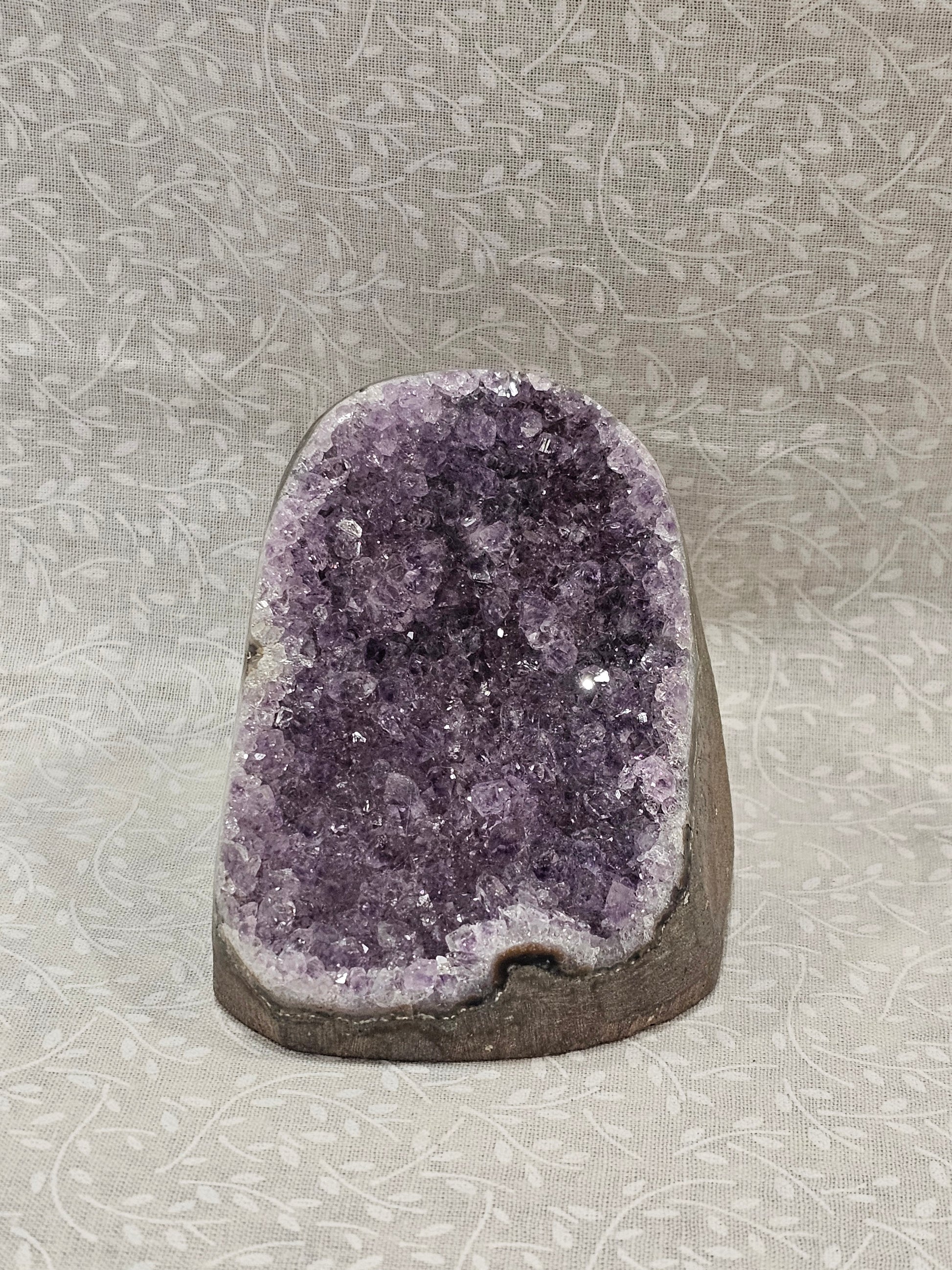 Amethyst Raw Crystal Cut Base