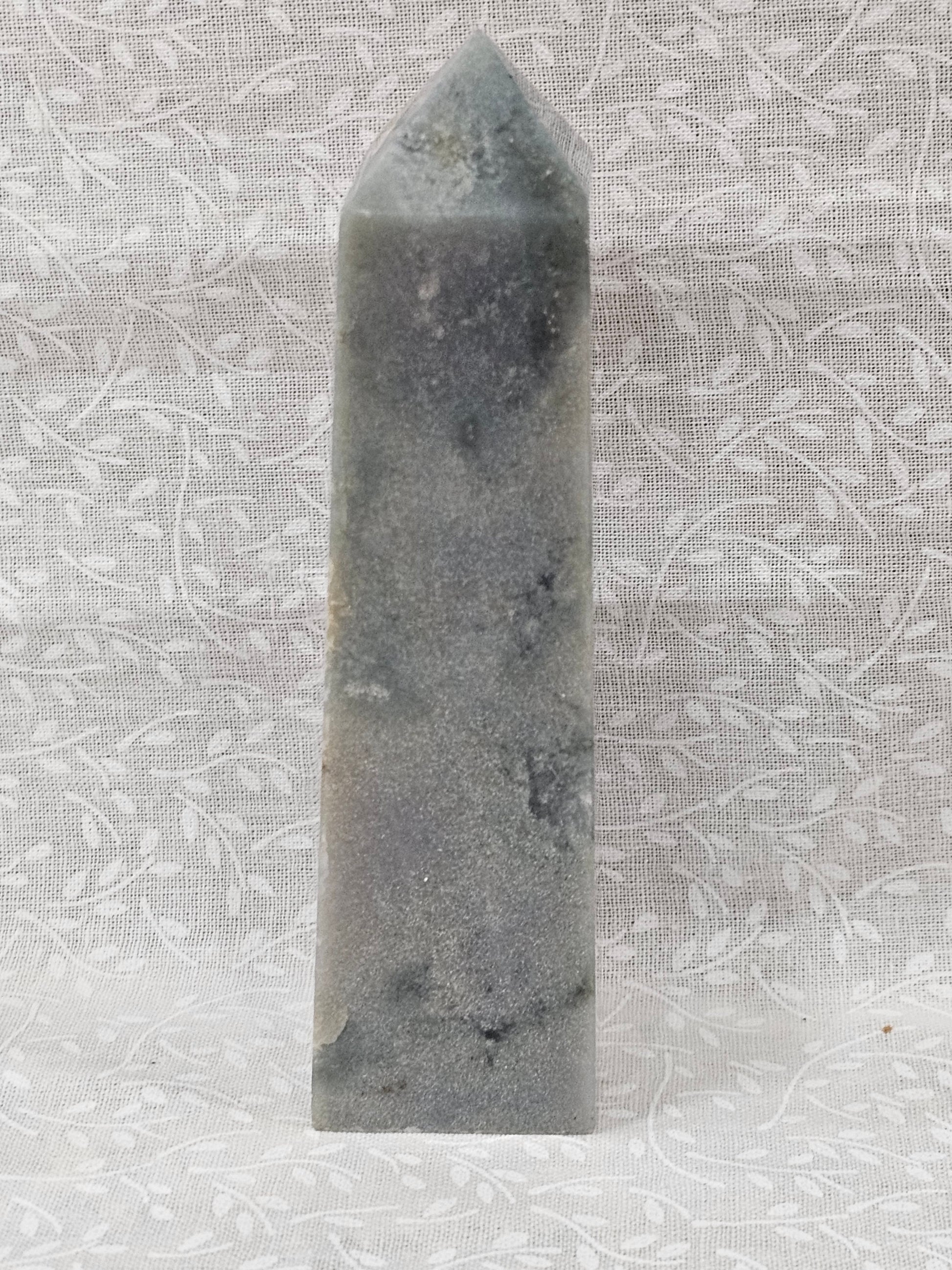 Orca Agate Crystal Tower